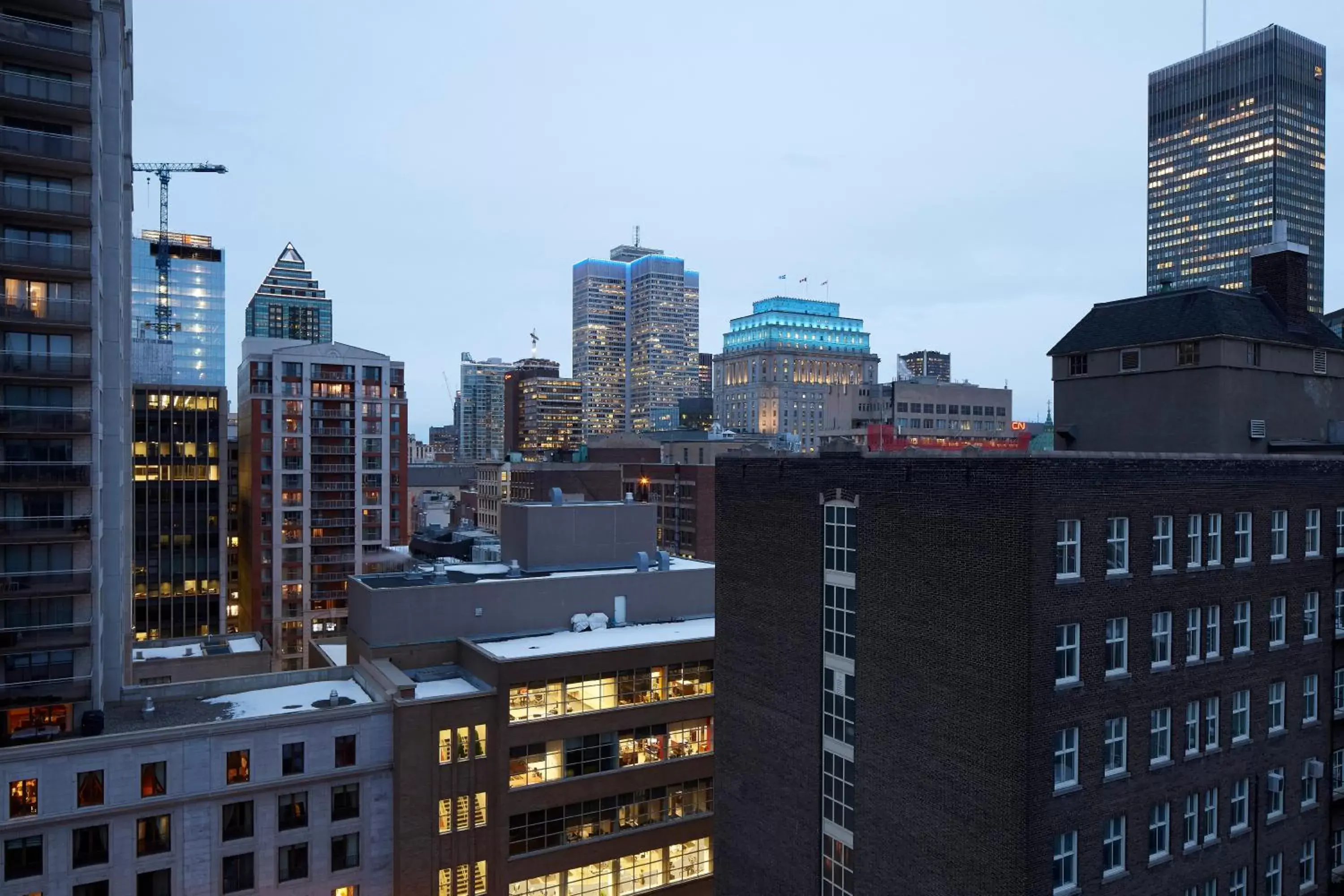 City view in Le Mount Stephen