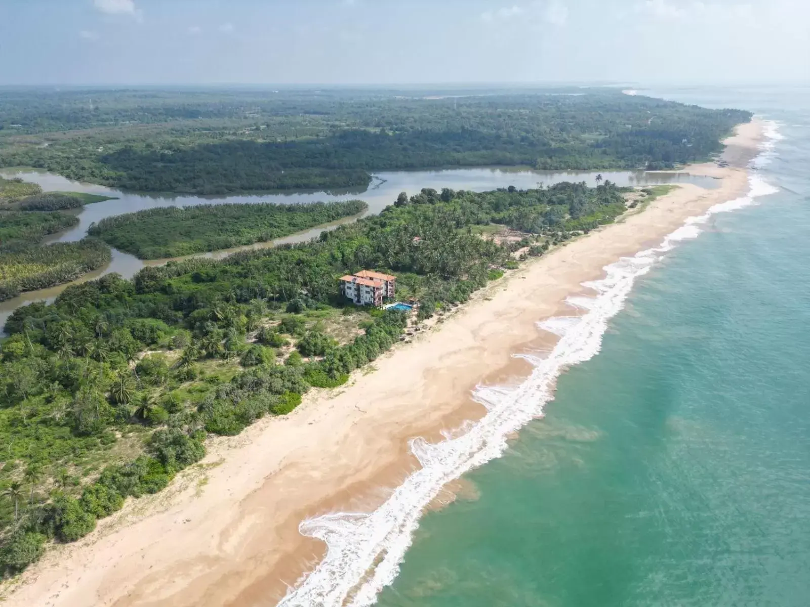 Property building, Bird's-eye View in Ananya Beach Resort