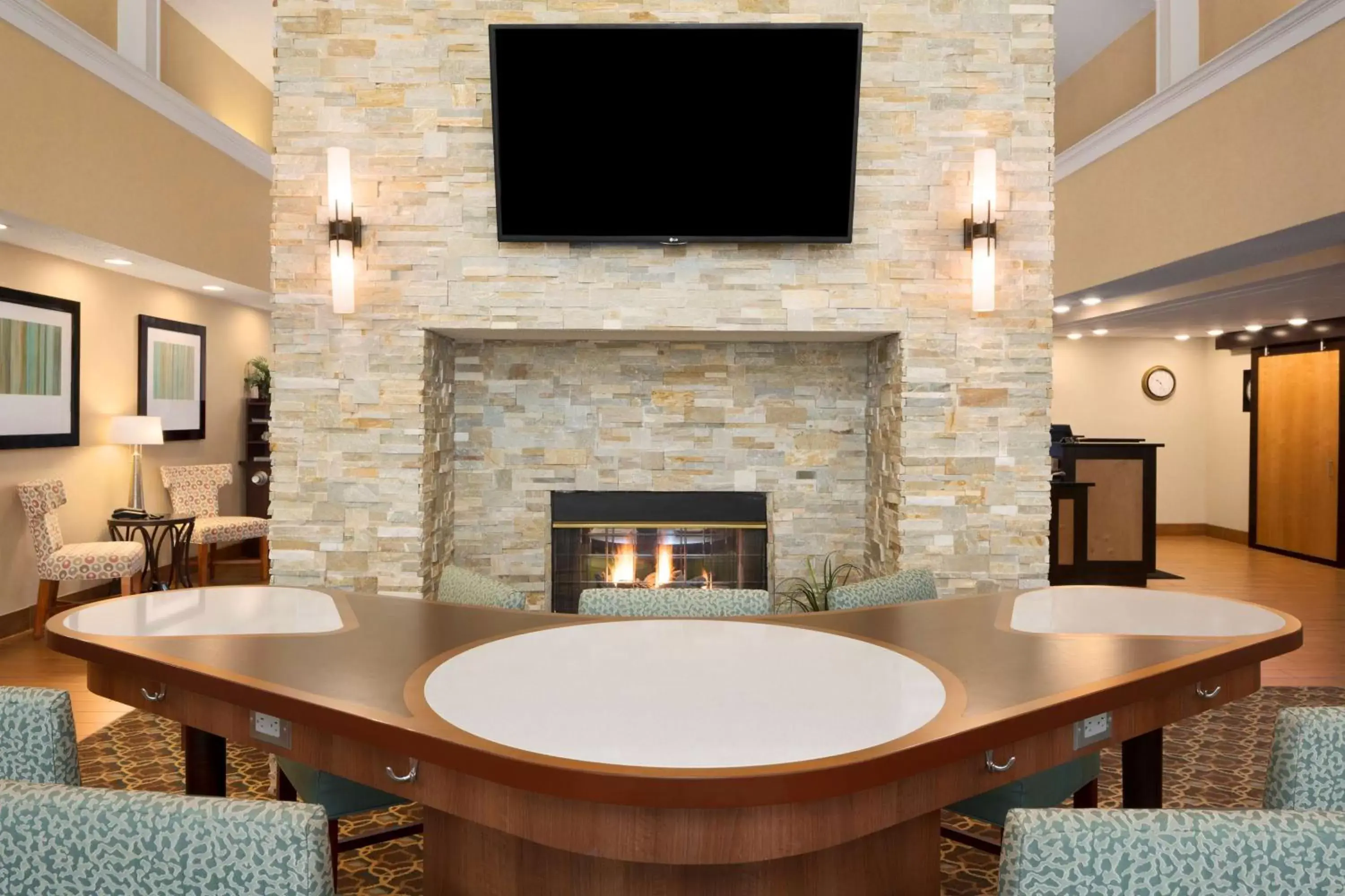 Lobby or reception, Bathroom in Homewood Suites by Hilton Toledo-Maumee