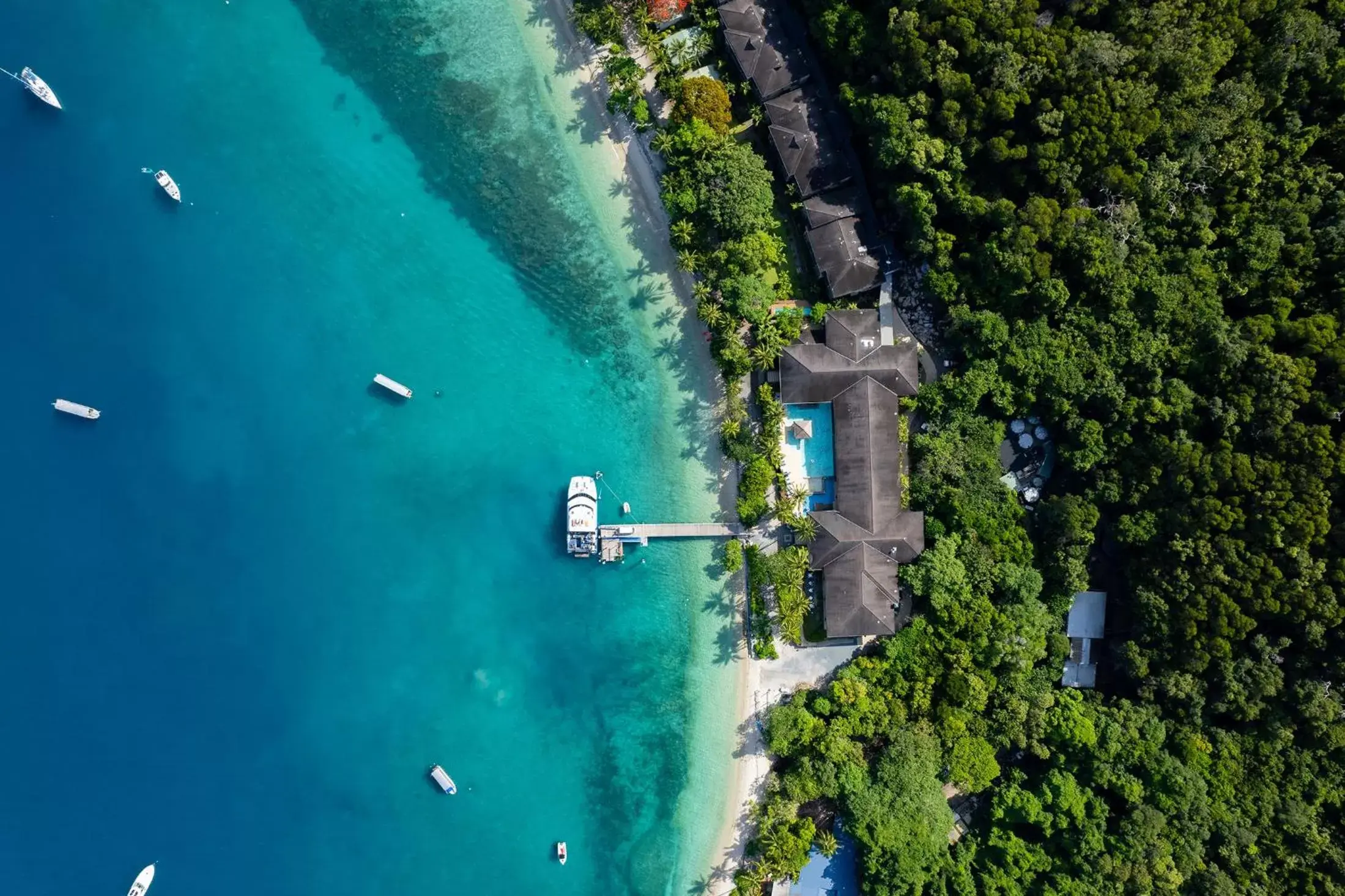 Bird's eye view, Bird's-eye View in Fitzroy Island Resort