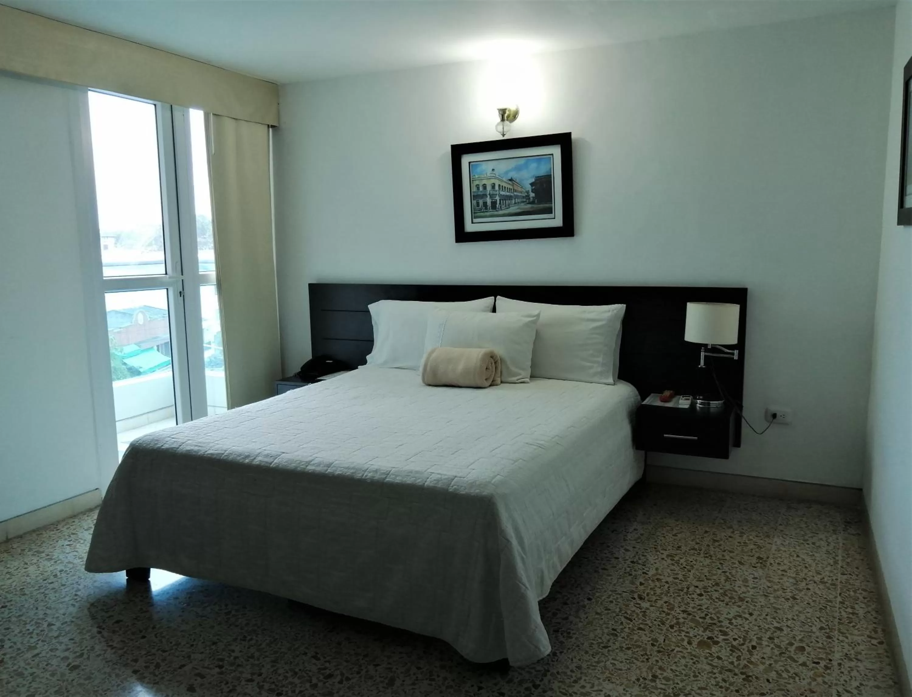 Bed in Hotel Panorama