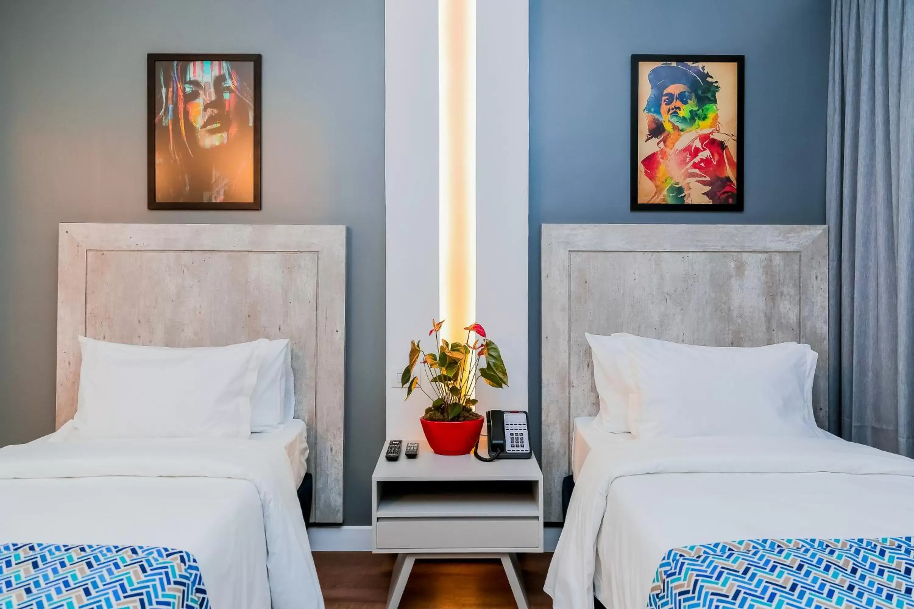 Decorative detail, Bed in All Inn Sorocaba Decorative detail, Bed in All Inn Sorocaba