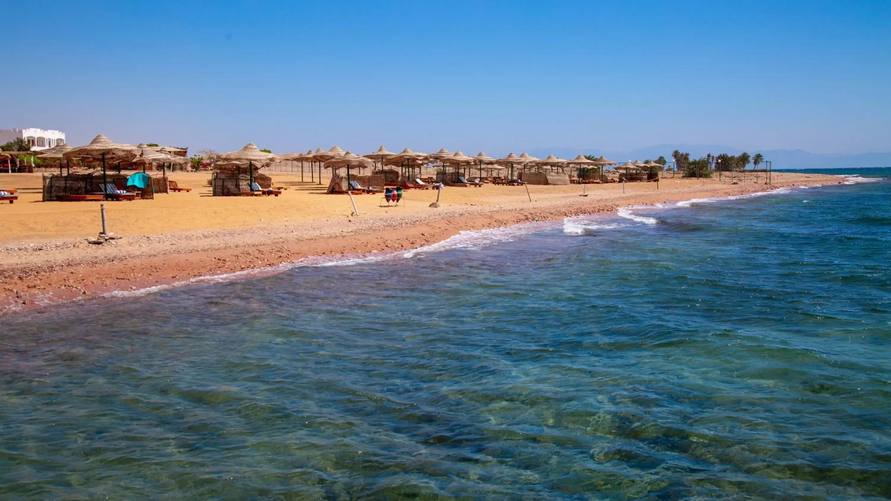 Beach in Happy Life Village Dahab