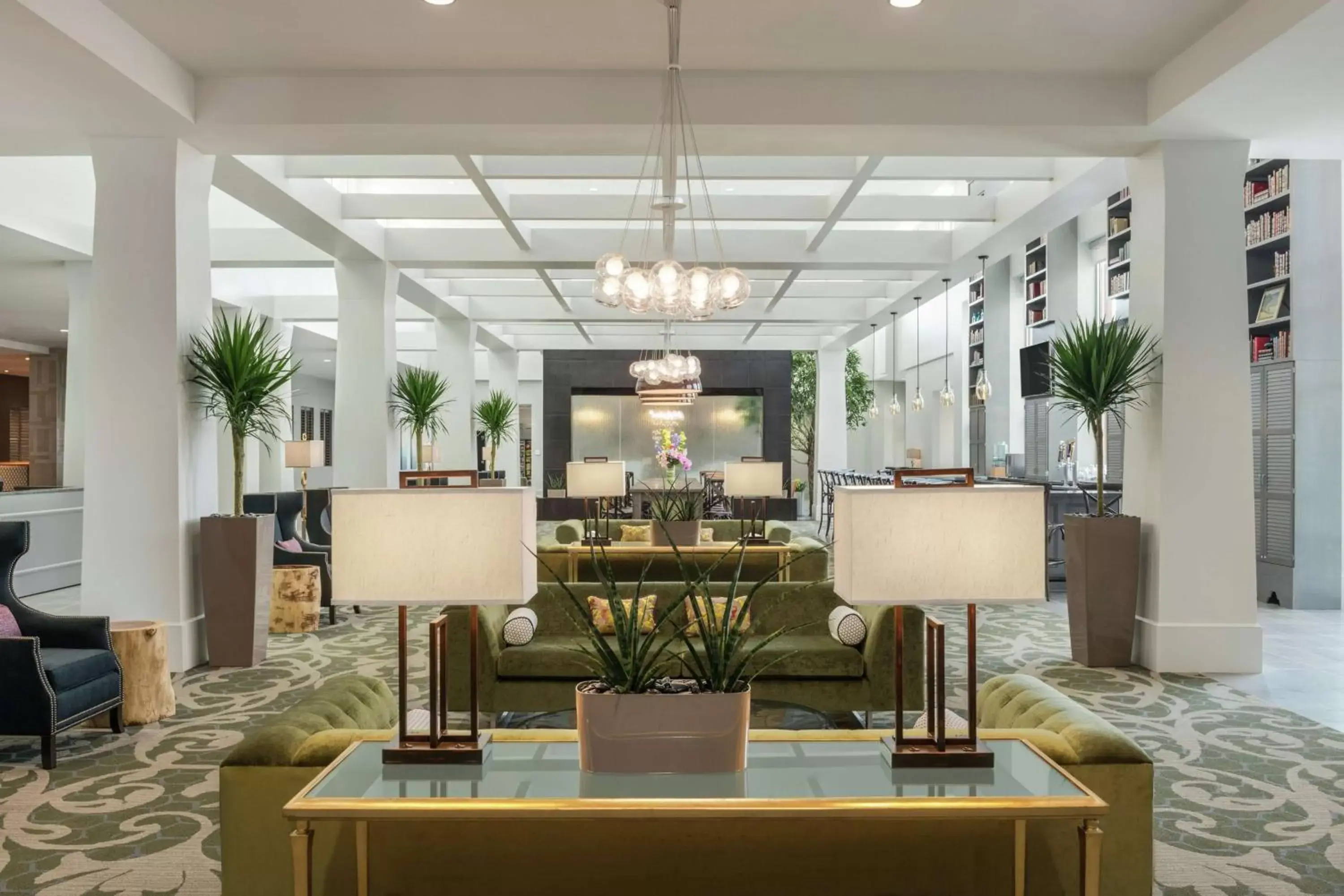 Lobby or reception in Embassy Suites Charlotte/Ayrsley