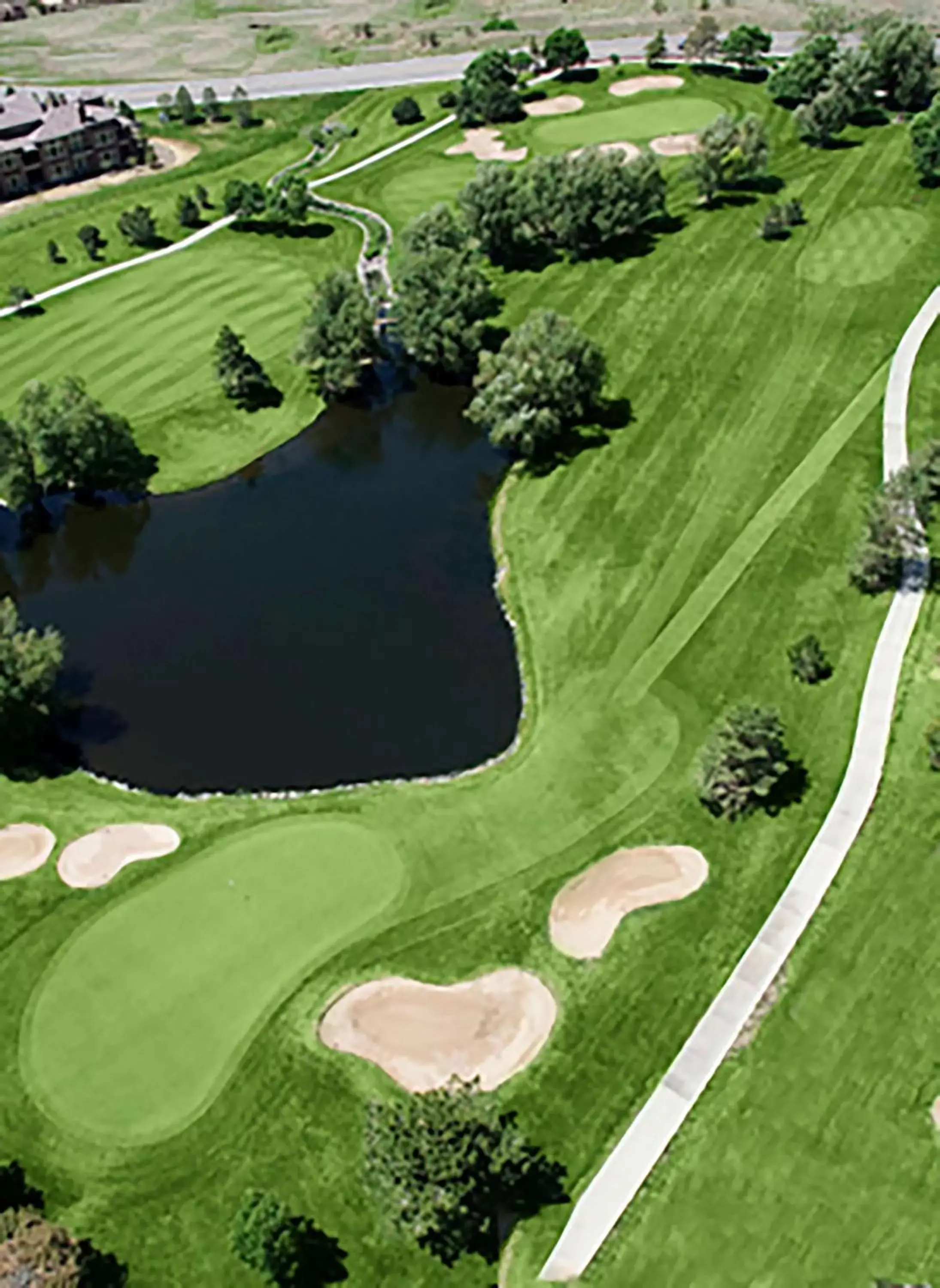 Golfcourse, Bird's-eye View in The Inverness Denver, a Hilton Golf & Spa Resort