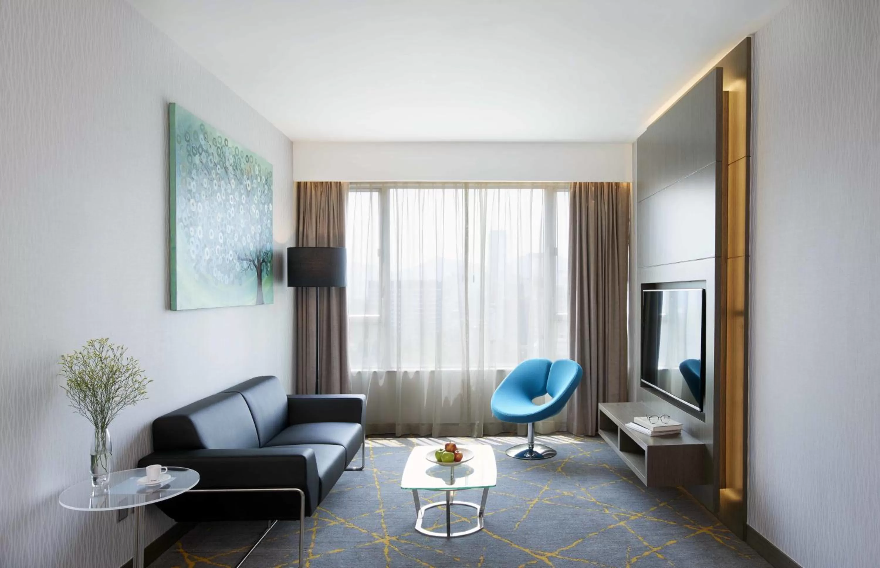 Living room in The Cityview - Chinese YMCA of Hong Kong