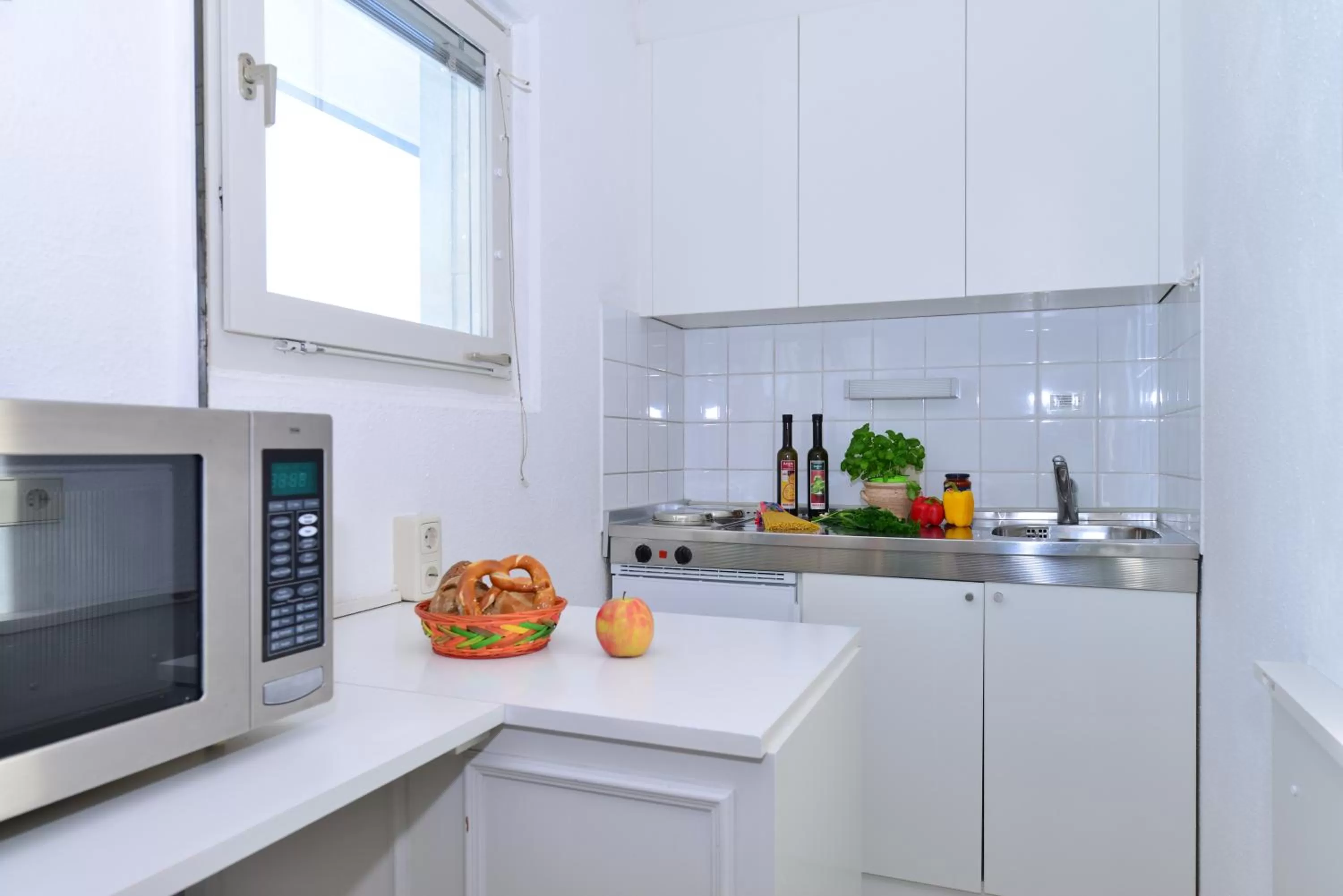 Kitchen or kitchenette in Familienhotel Kleinwalsertal
