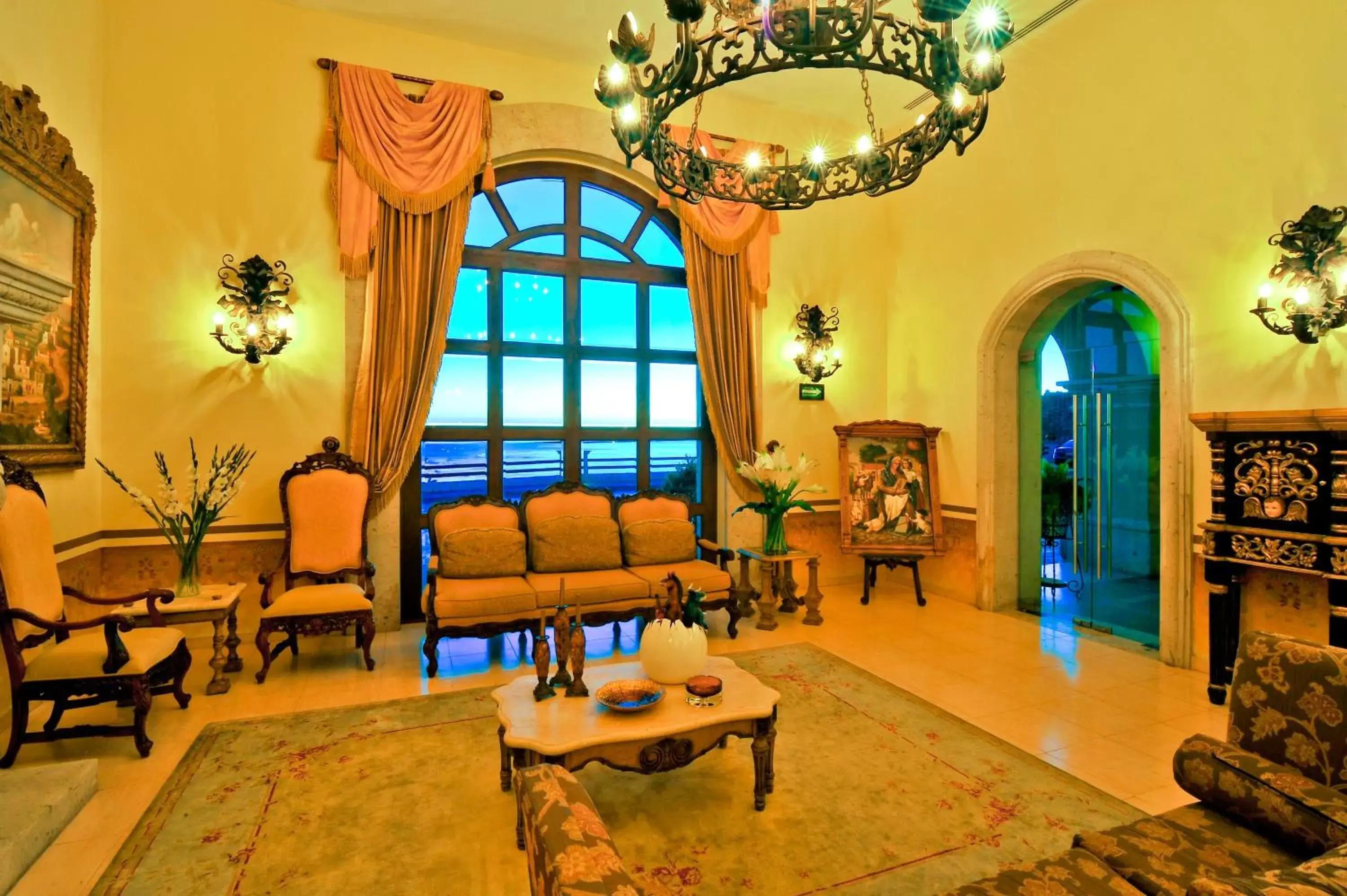 Living room in Hacienda Encantada Resort & Spa