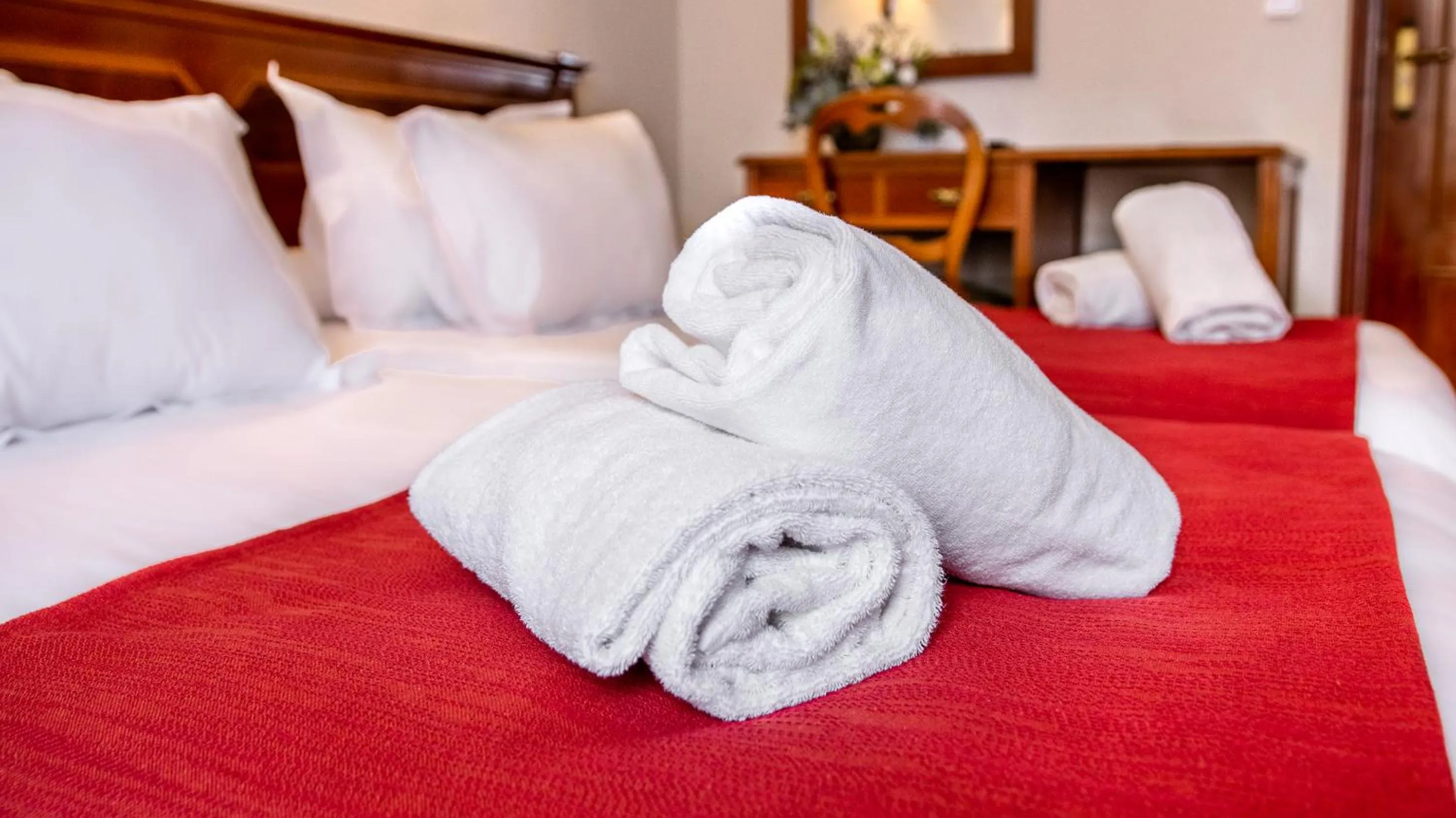 Bed in Hotel Reina Cristina