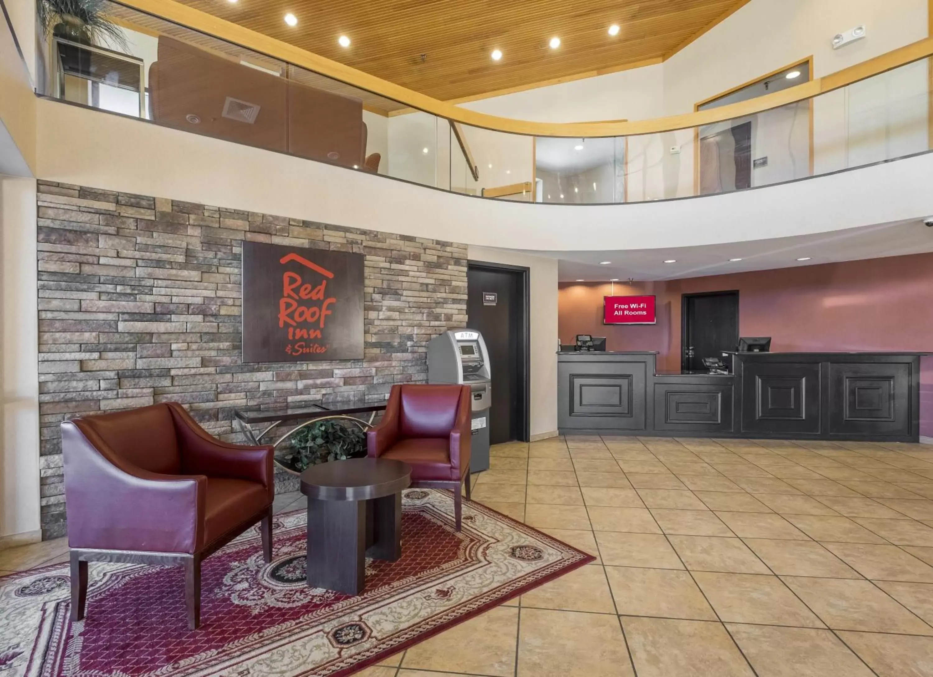 Lobby or reception, Lobby/Reception in Red Roof Inn & Suites Cincinnati North-Mason