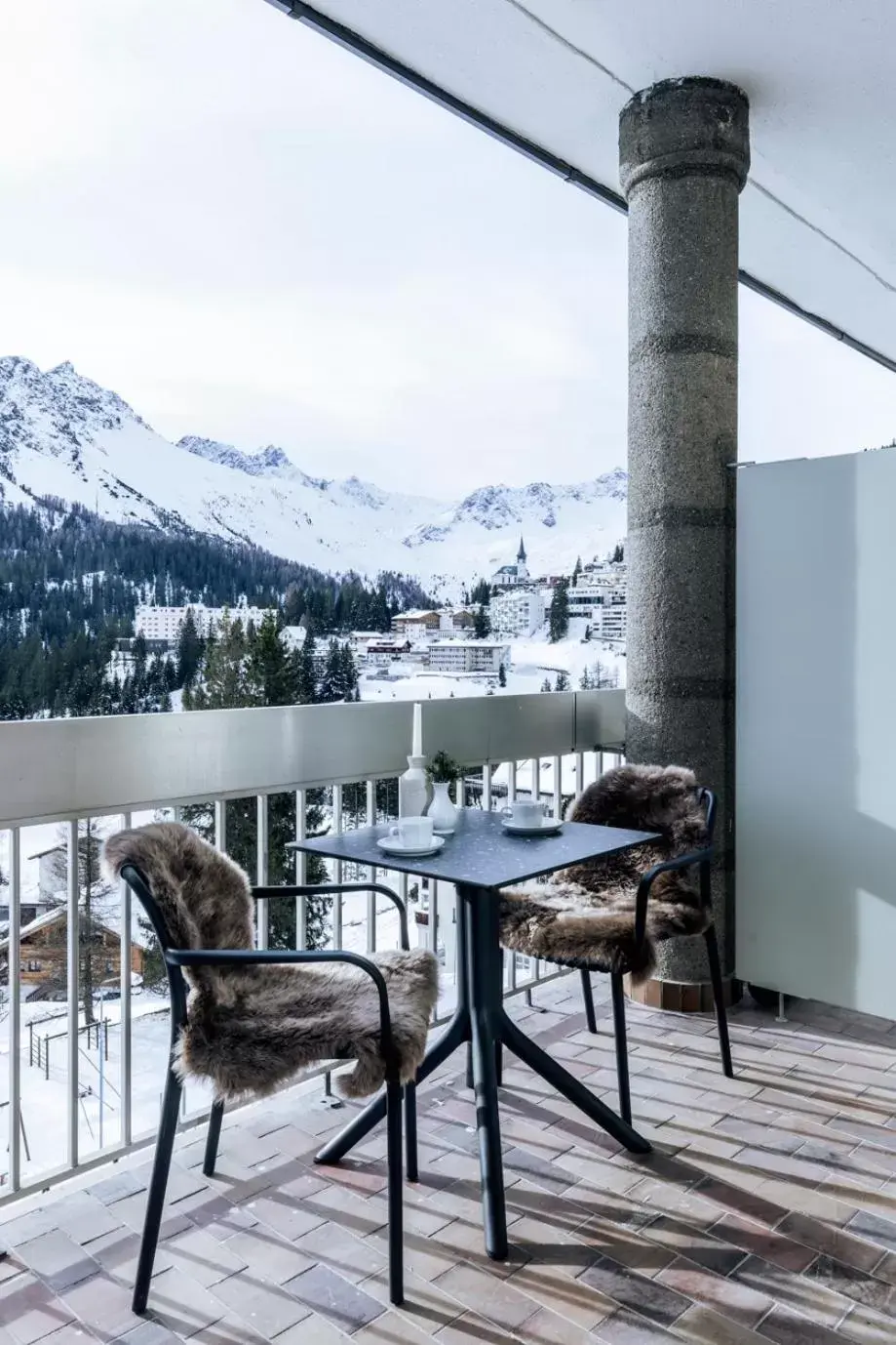 Balcony/Terrace in Faern Arosa Altein