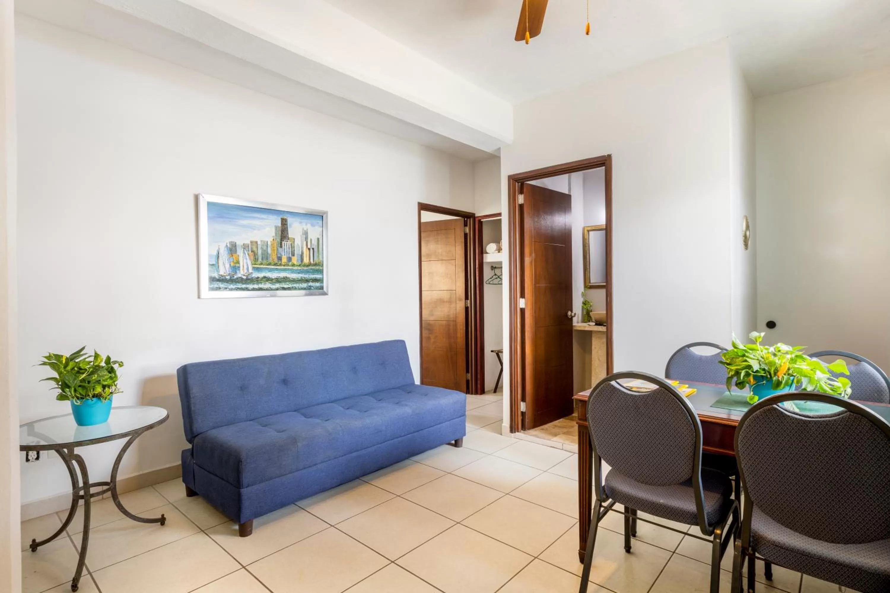 Living room in Hotel Pueblito Vallarta