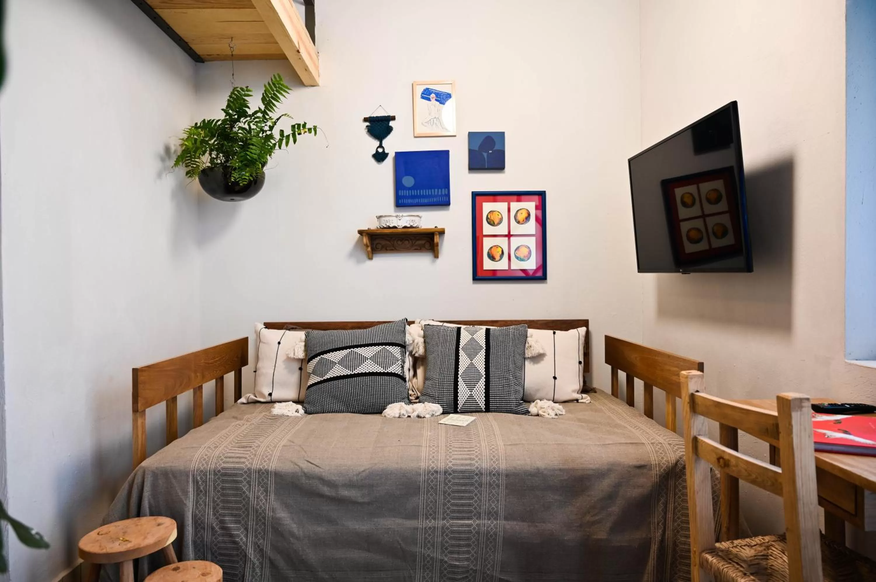 Bed in Casa Kali by Barrio México