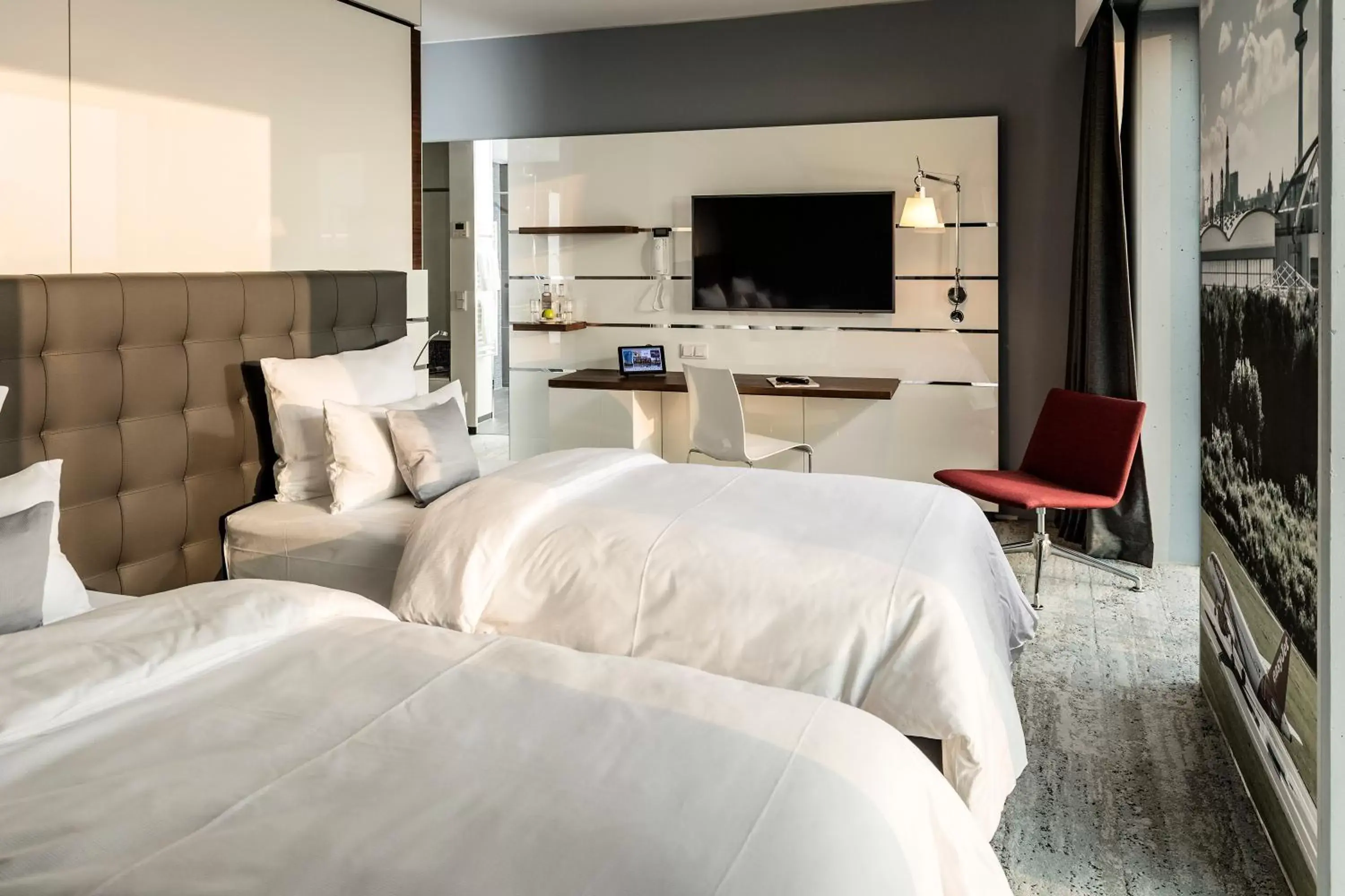 Bed in Airport Plaza Hotel Hamburg, vorher bekannt als Nordport Plaza Hotel