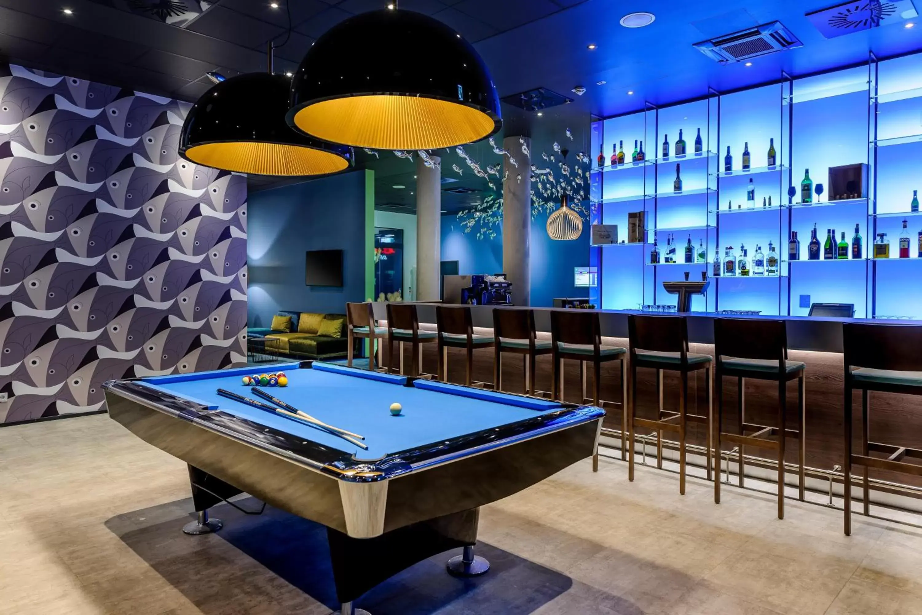 Lounge or bar, Billiards in Ibis Styles Konstanz