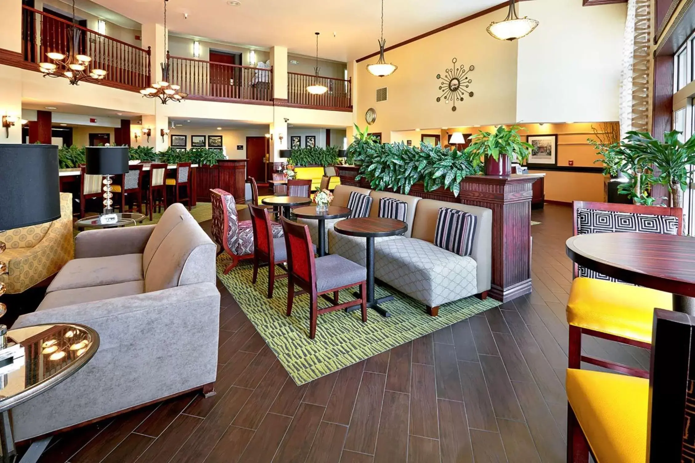 Lobby or reception, Restaurant/Places to Eat in Hampton Inn Salt Lake City Central