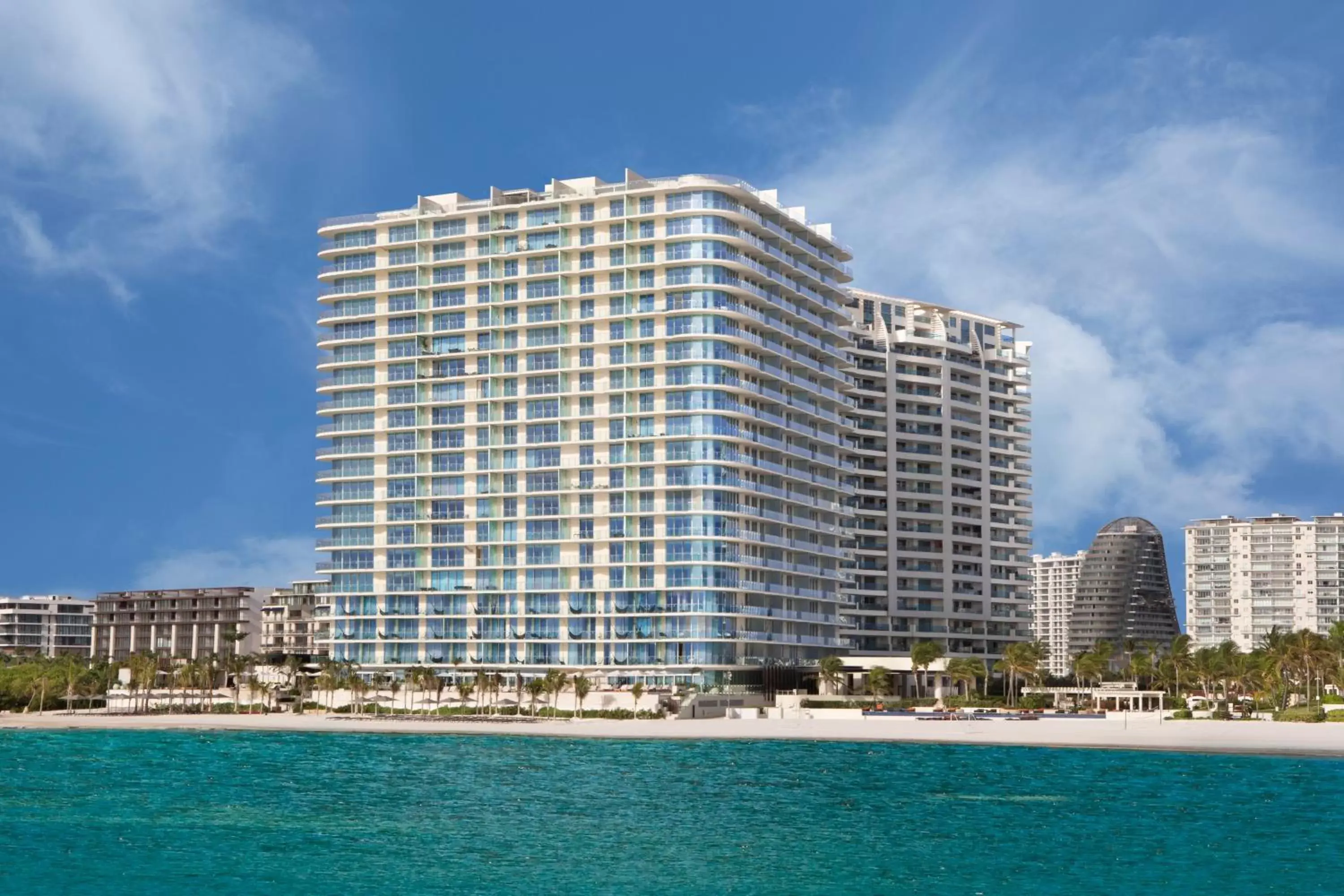 Beach, Property Building in SLS Cancun Hotel & Spa