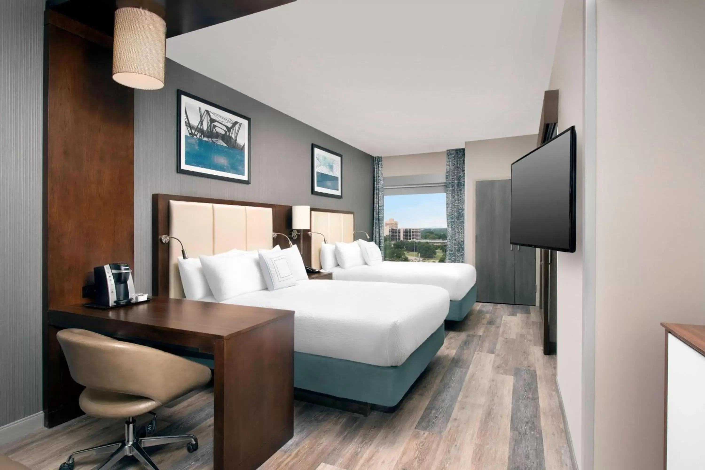 Bedroom in SpringHill Suites by Marriott Atlanta Downtown