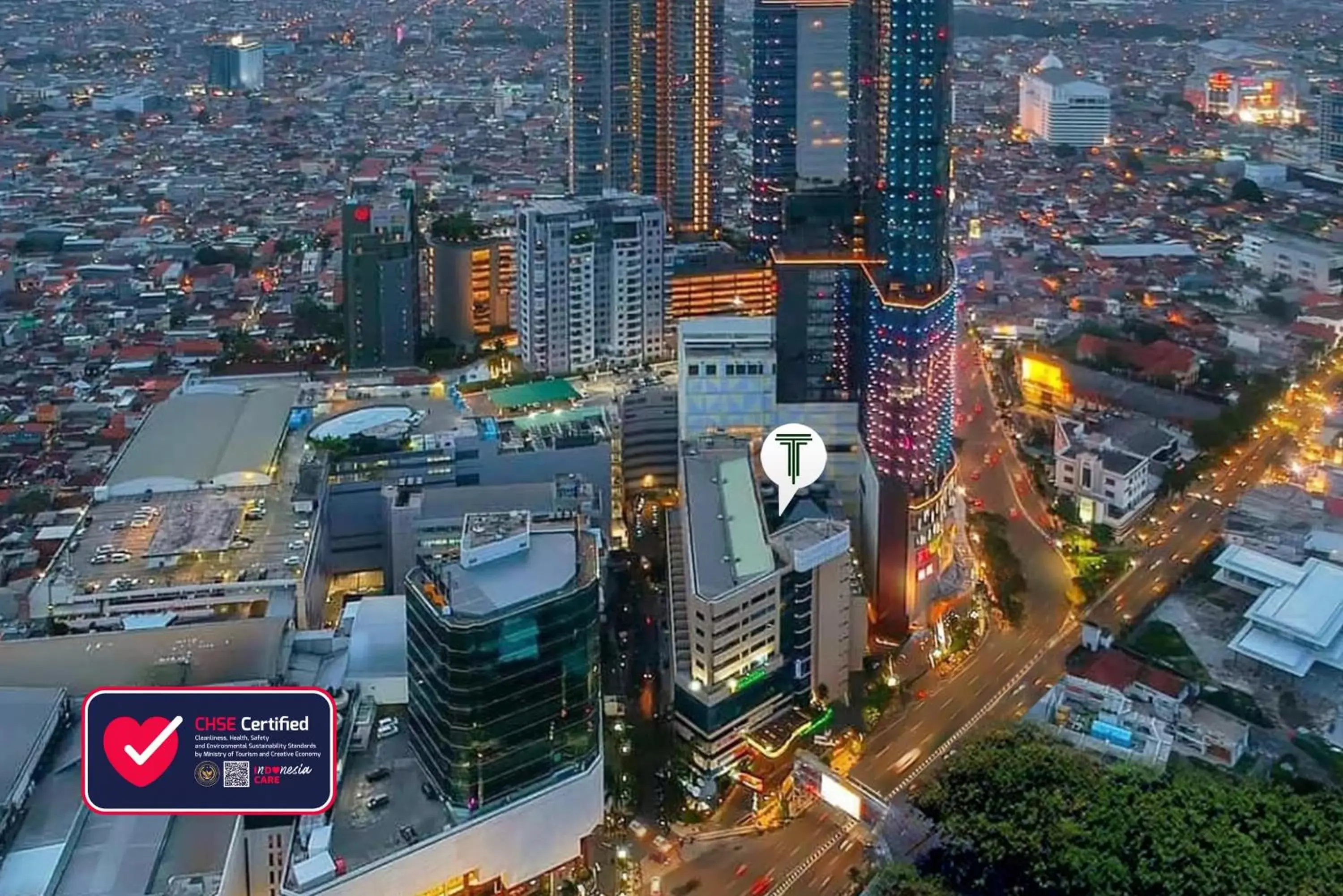 Property building, Bird's-eye View in Tunjungan Hotel