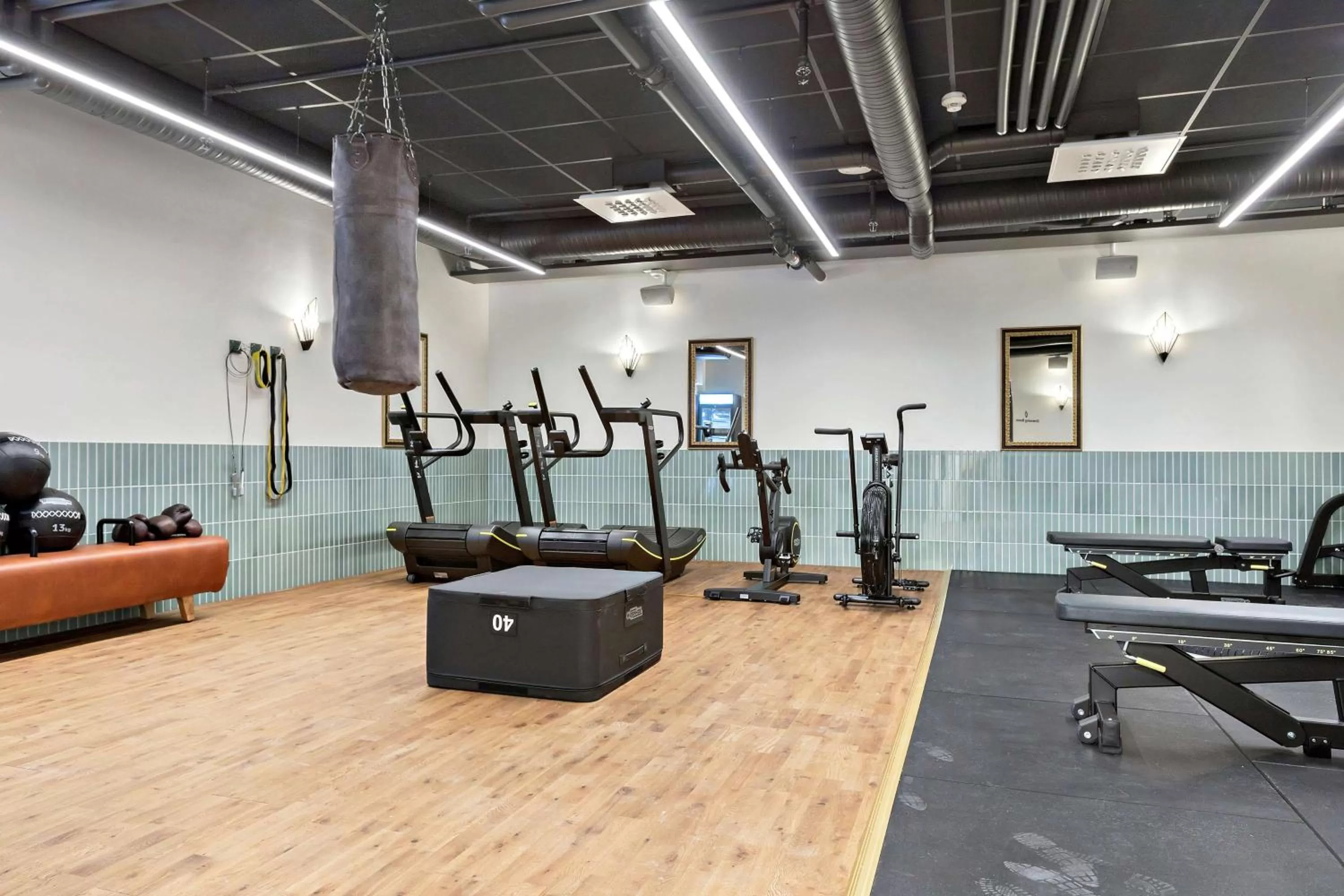 Fitness centre/facilities in Hotel Giò; BW Signature Collection