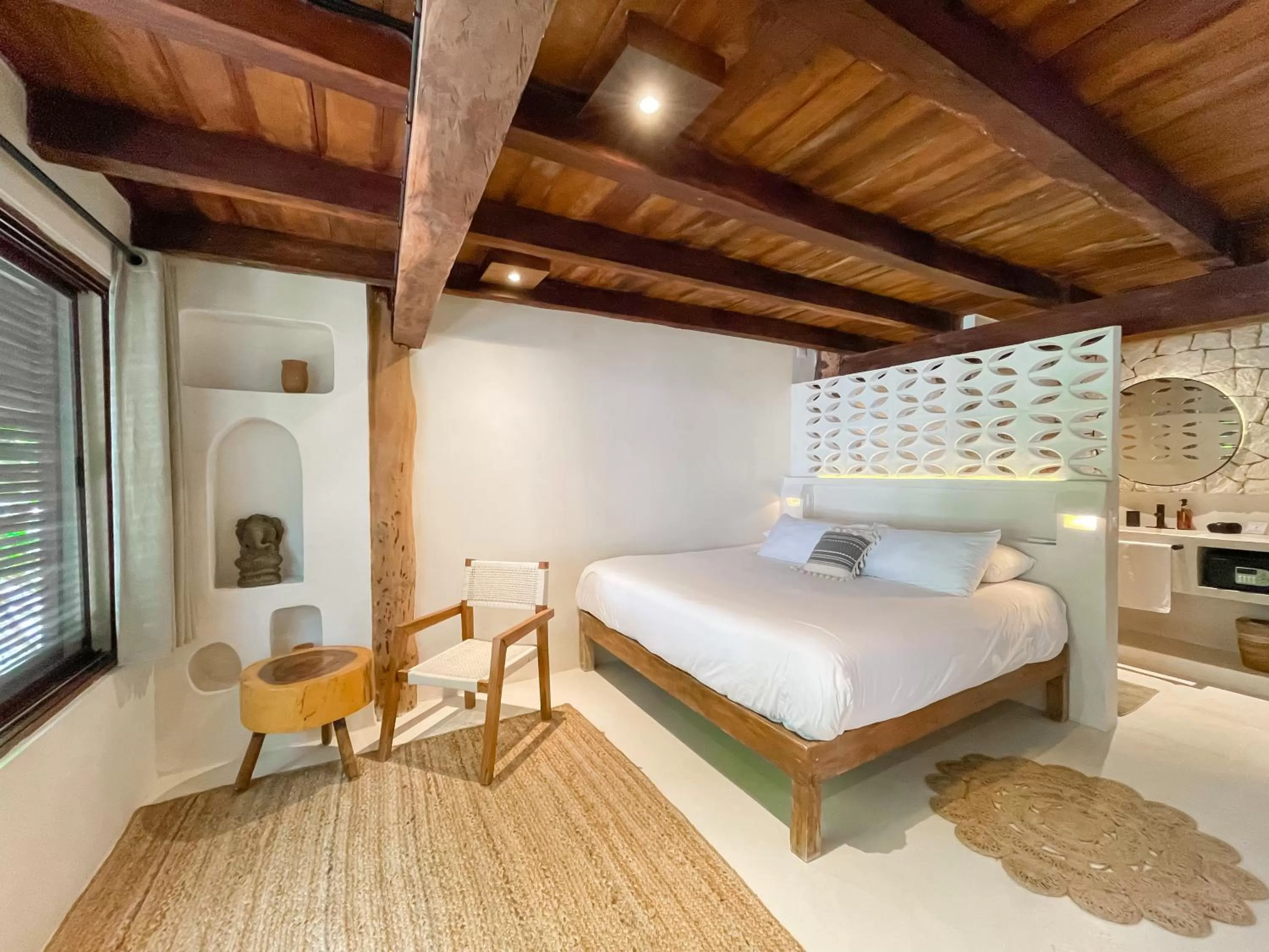 Bed in Amansala Resort