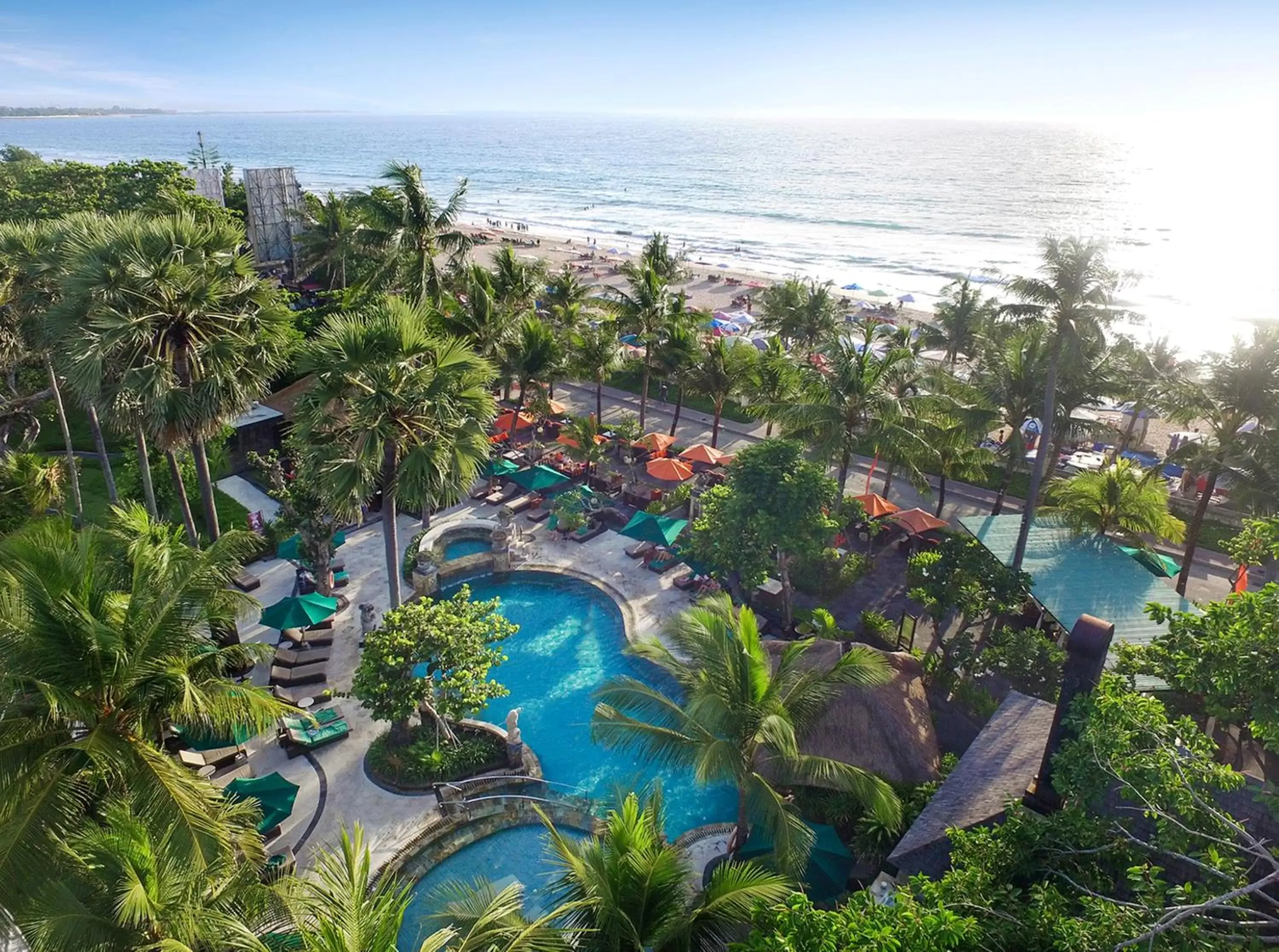 View (from property/room), Pool View in Legian Beach Hotel
