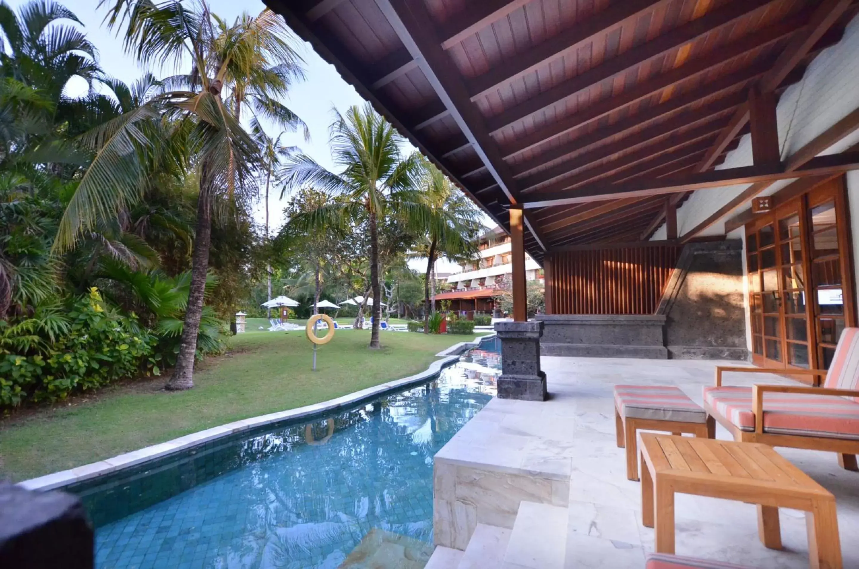 Balcony/Terrace, Swimming Pool in Nusa Dua Beach Hotel & Spa, Bali