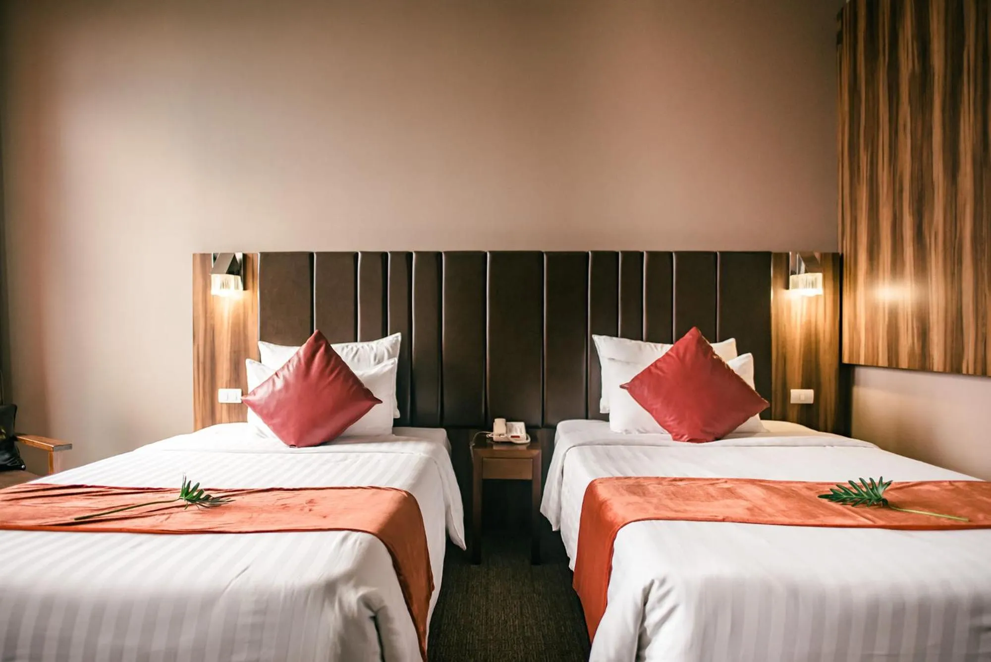 Bed in Grand Howard Hotel Bangkok