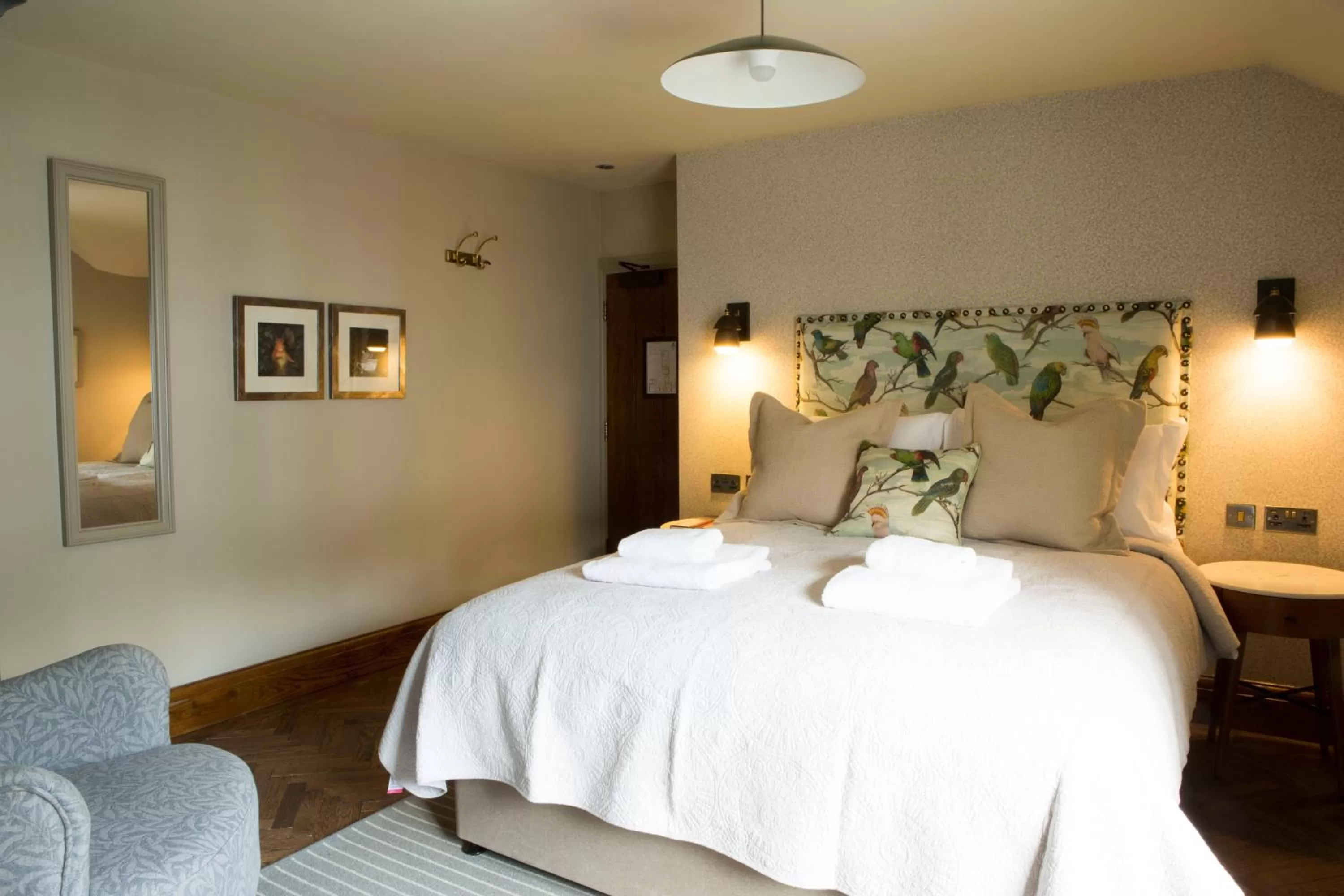 Bed in The Legh Arms Prestbury