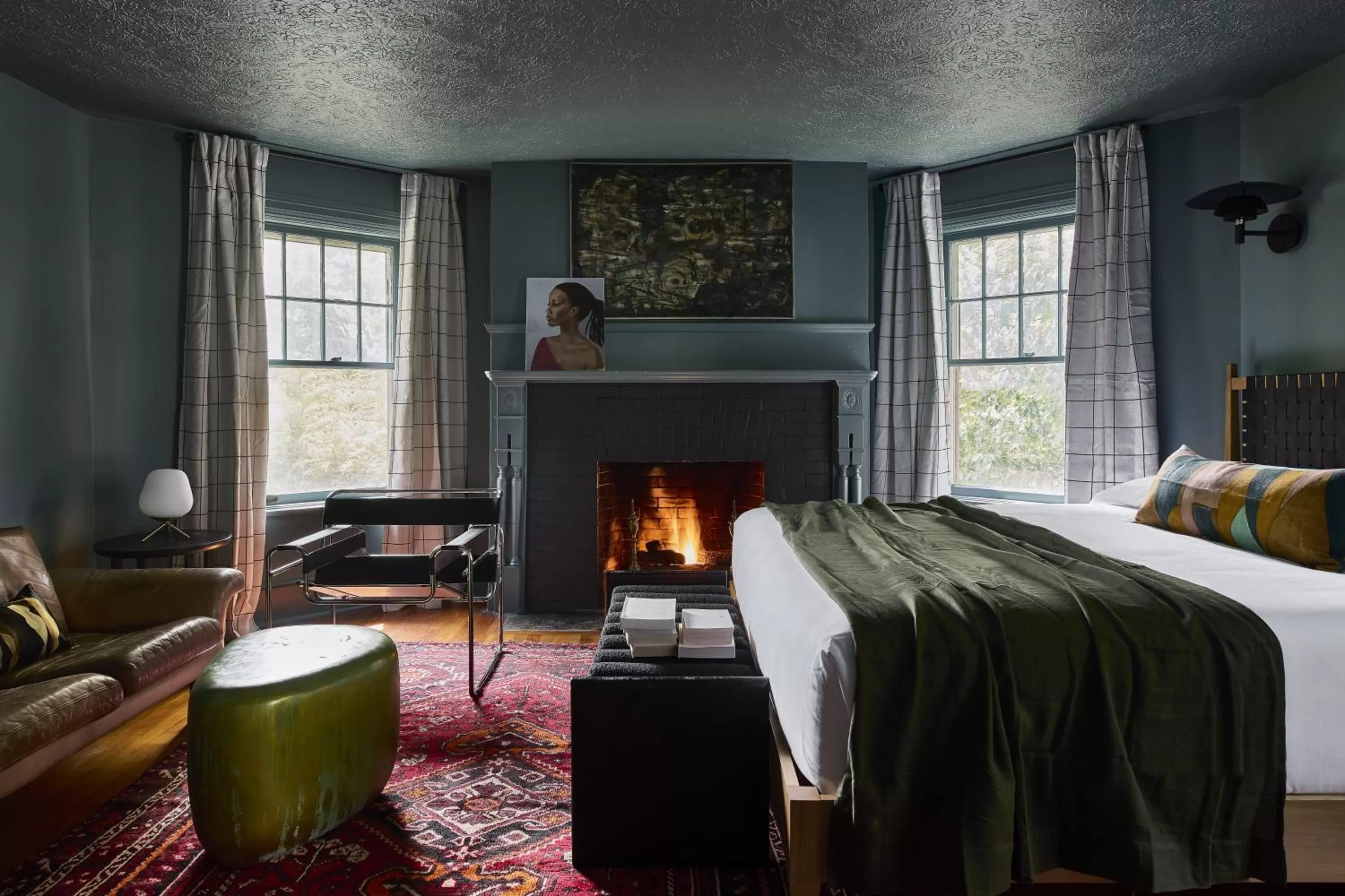 Bed in Blind Tiger Asheville