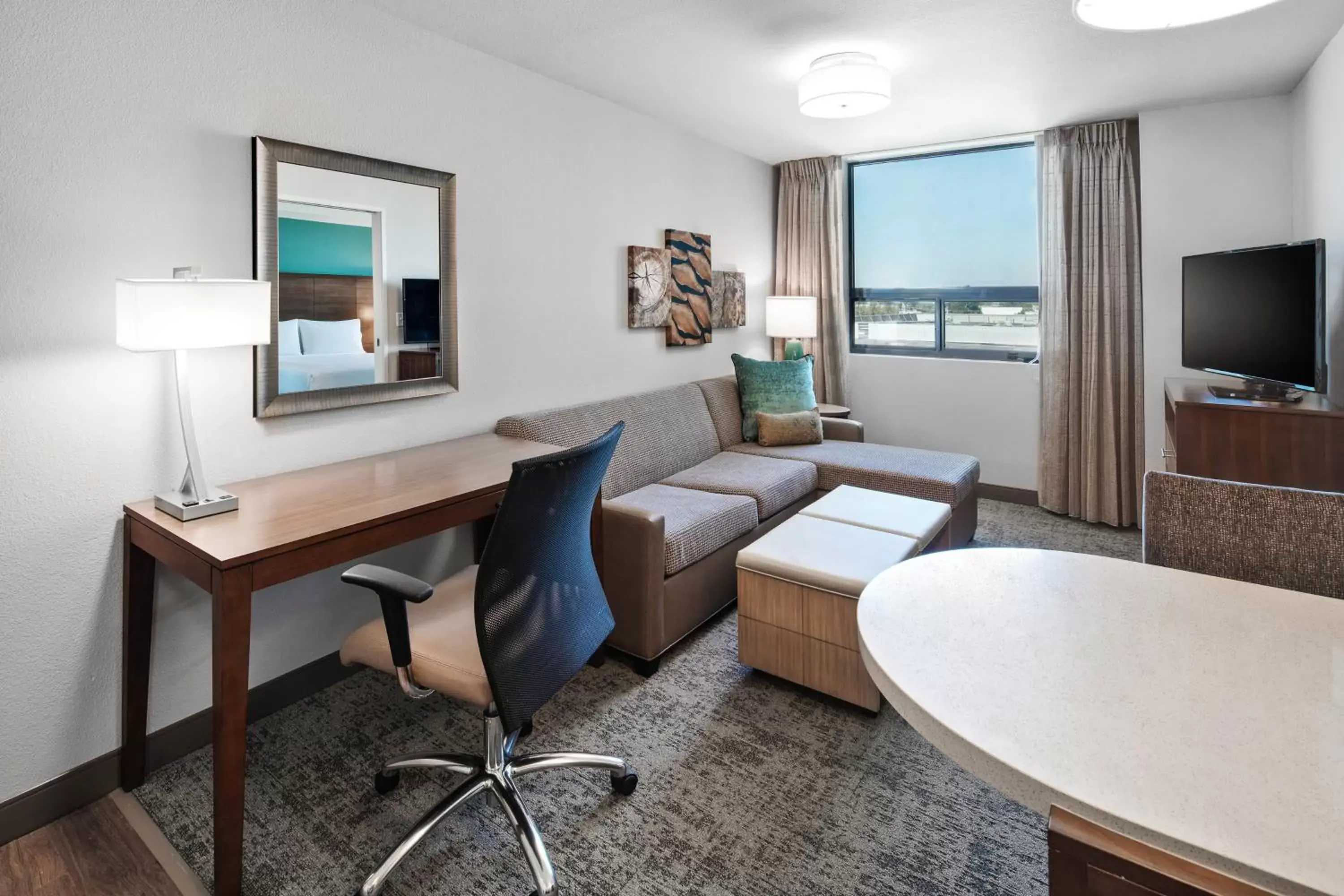 Living room, Seating Area in Staybridge Suites Irvine - John Wayne Airport, an IHG Hotel