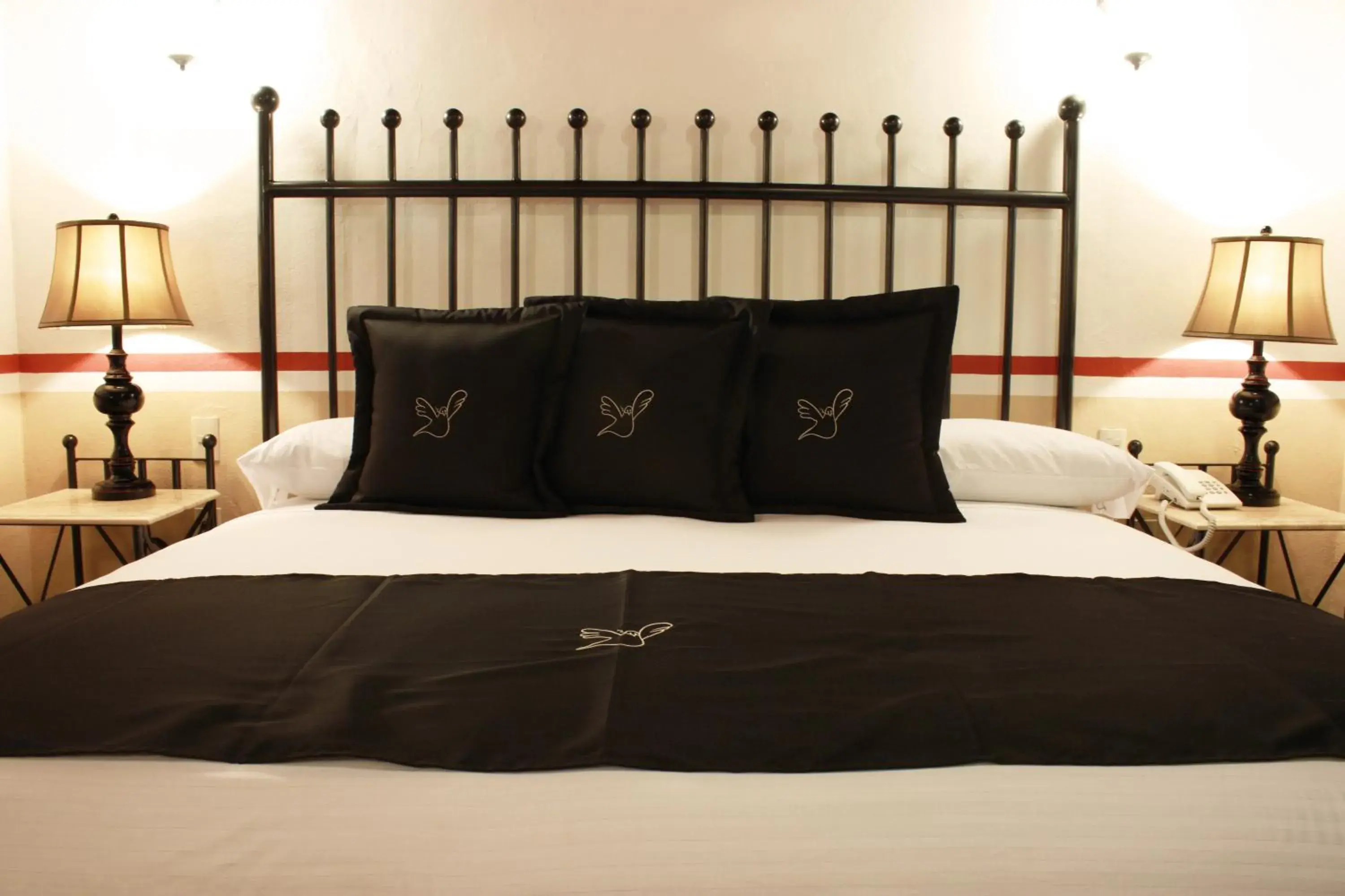 Bed in Hotel de la Paz
