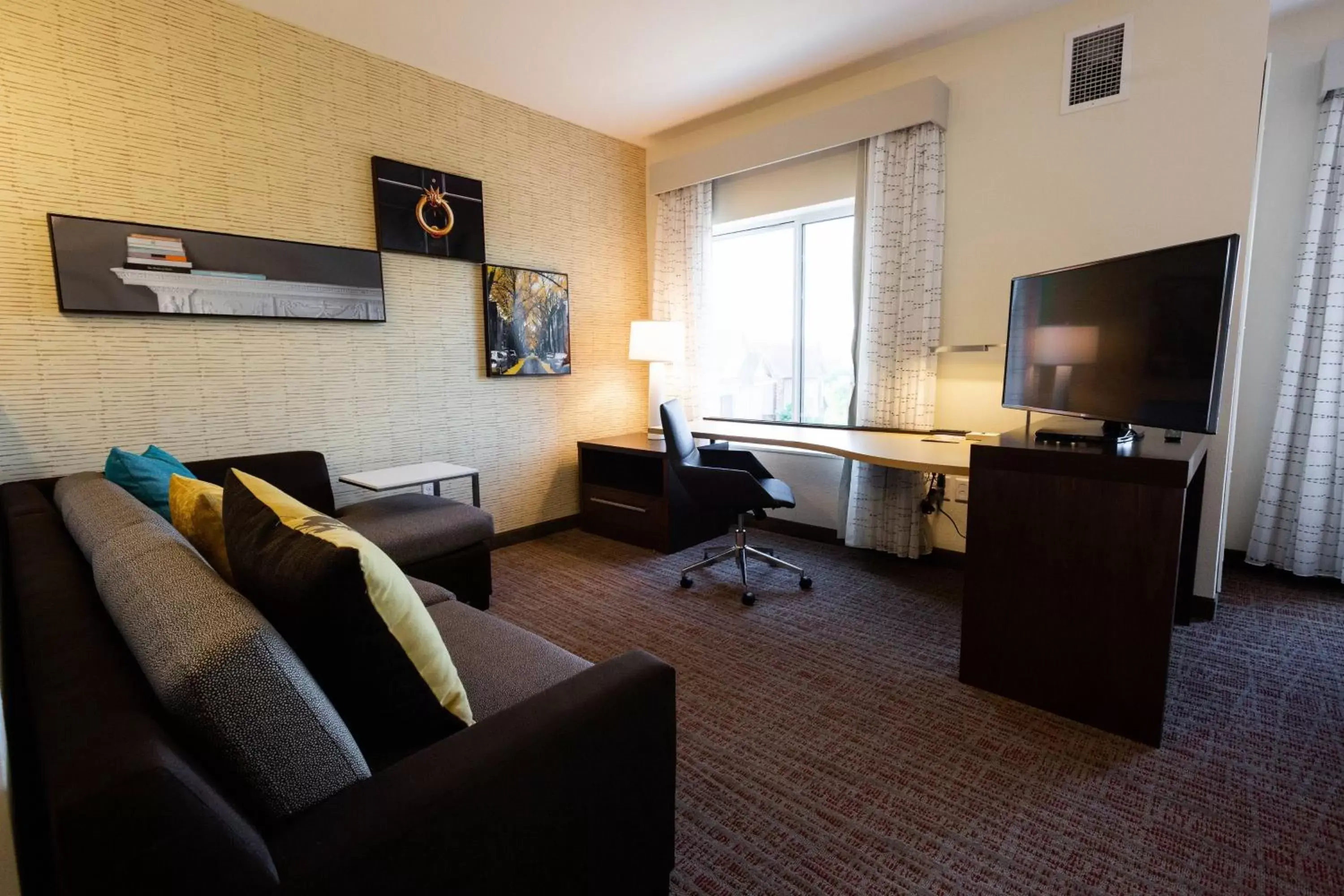 Living room, Seating Area in Residence Inn by Marriott Oklahoma City North/Quail Springs