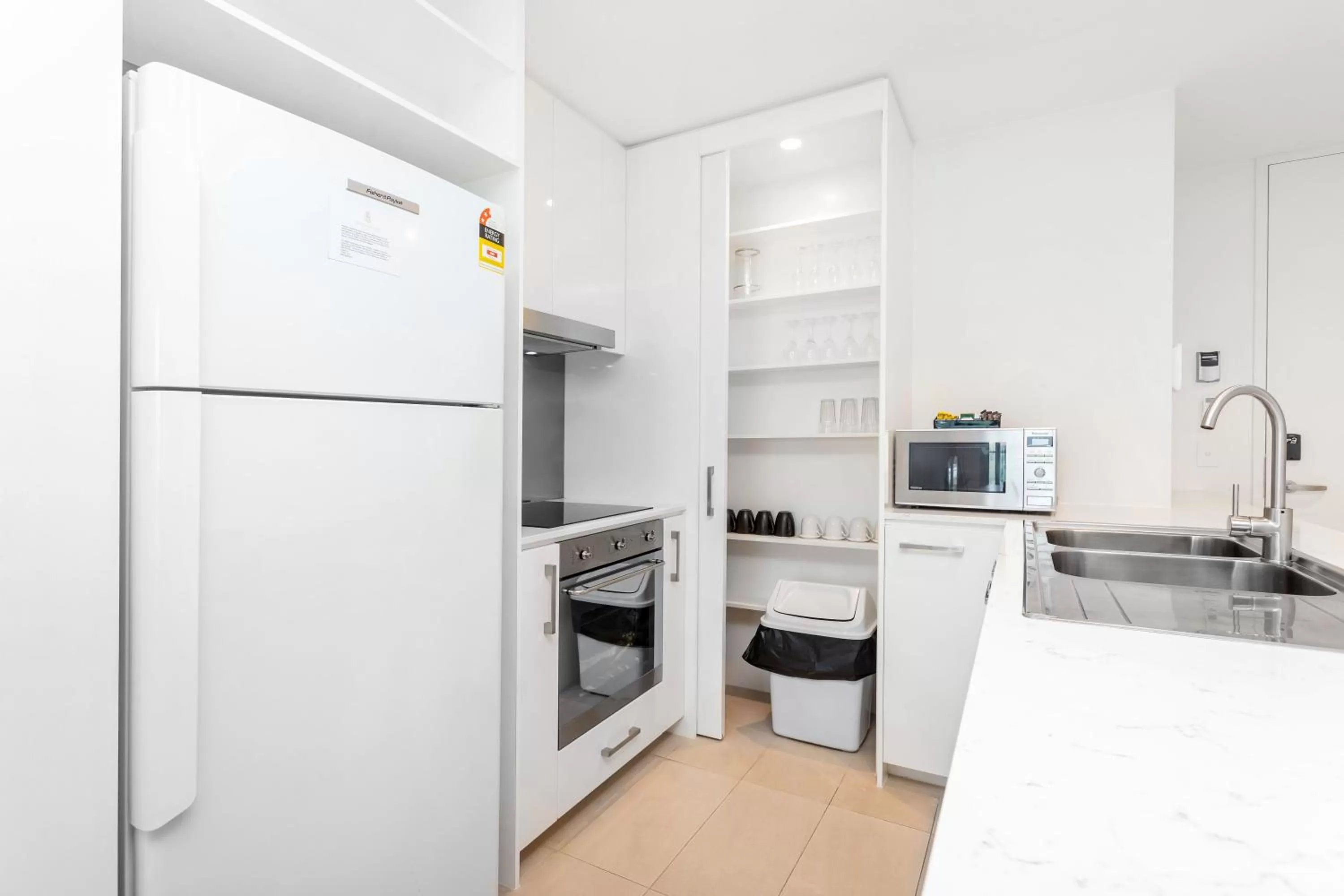 kitchen in Nautica Residences Fremantle