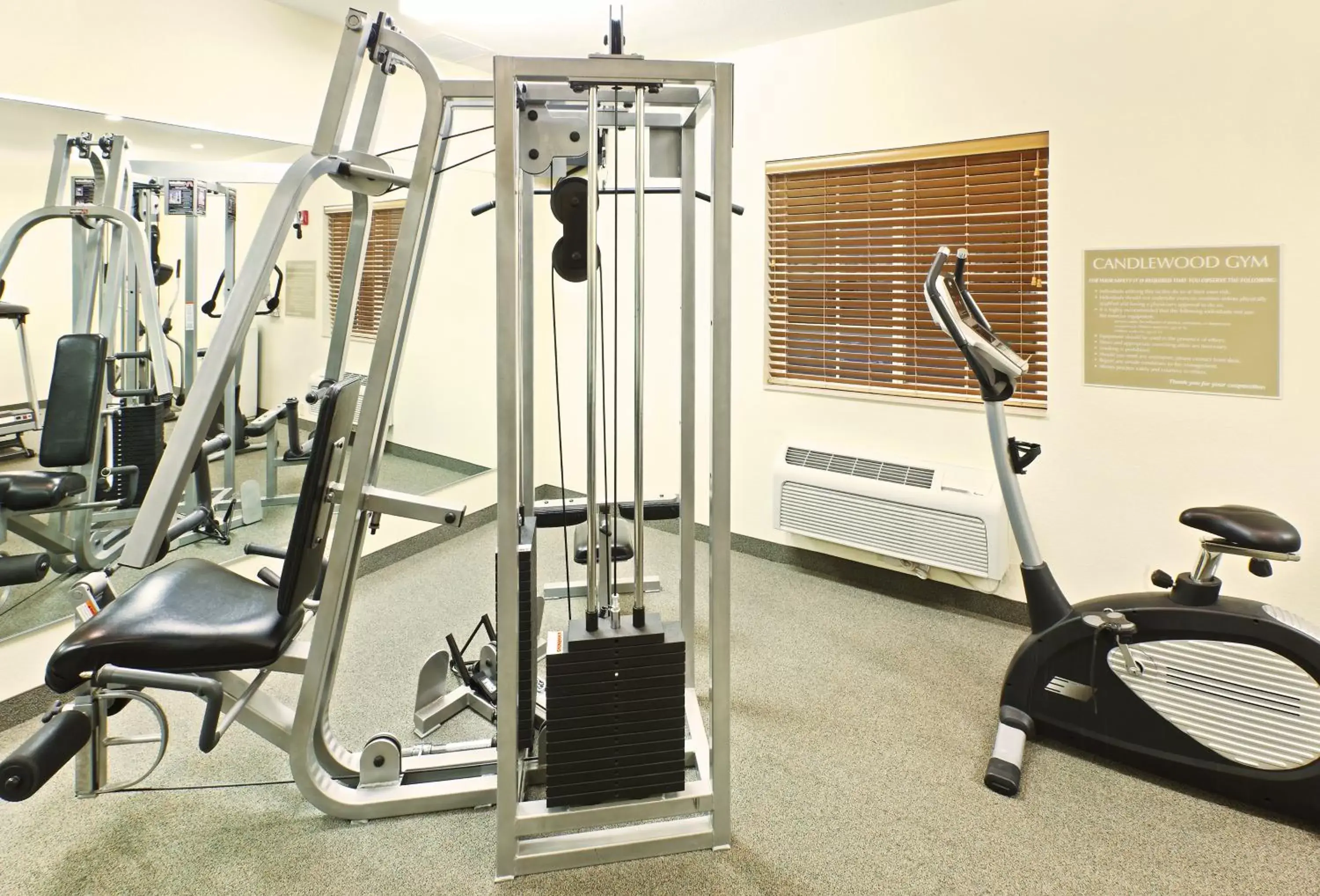 Fitness centre/facilities, Fitness Center/Facilities in Candlewood Suites Fayetteville, an IHG Hotel