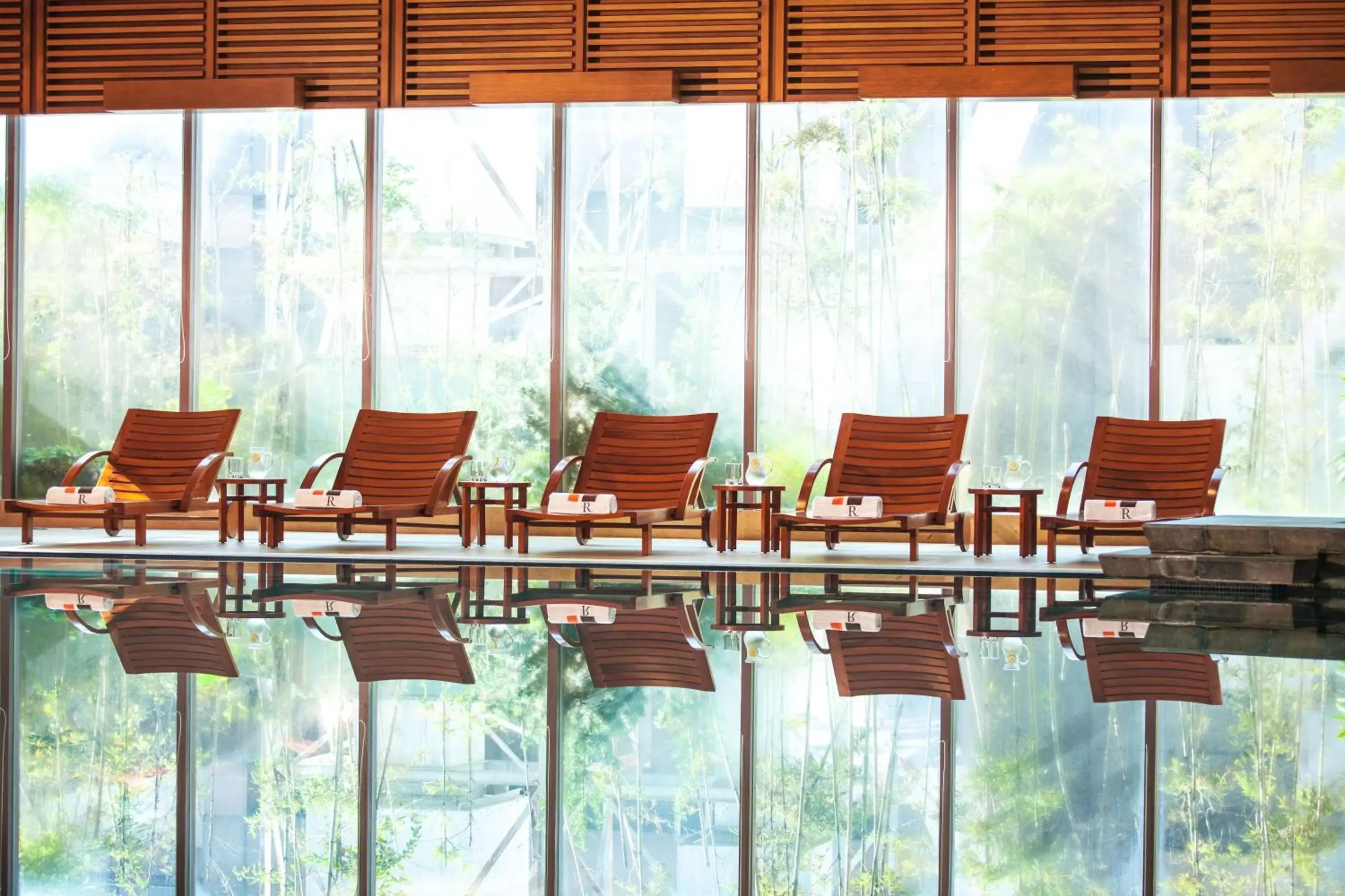 Swimming Pool in Renaissance Wuhan Hotel