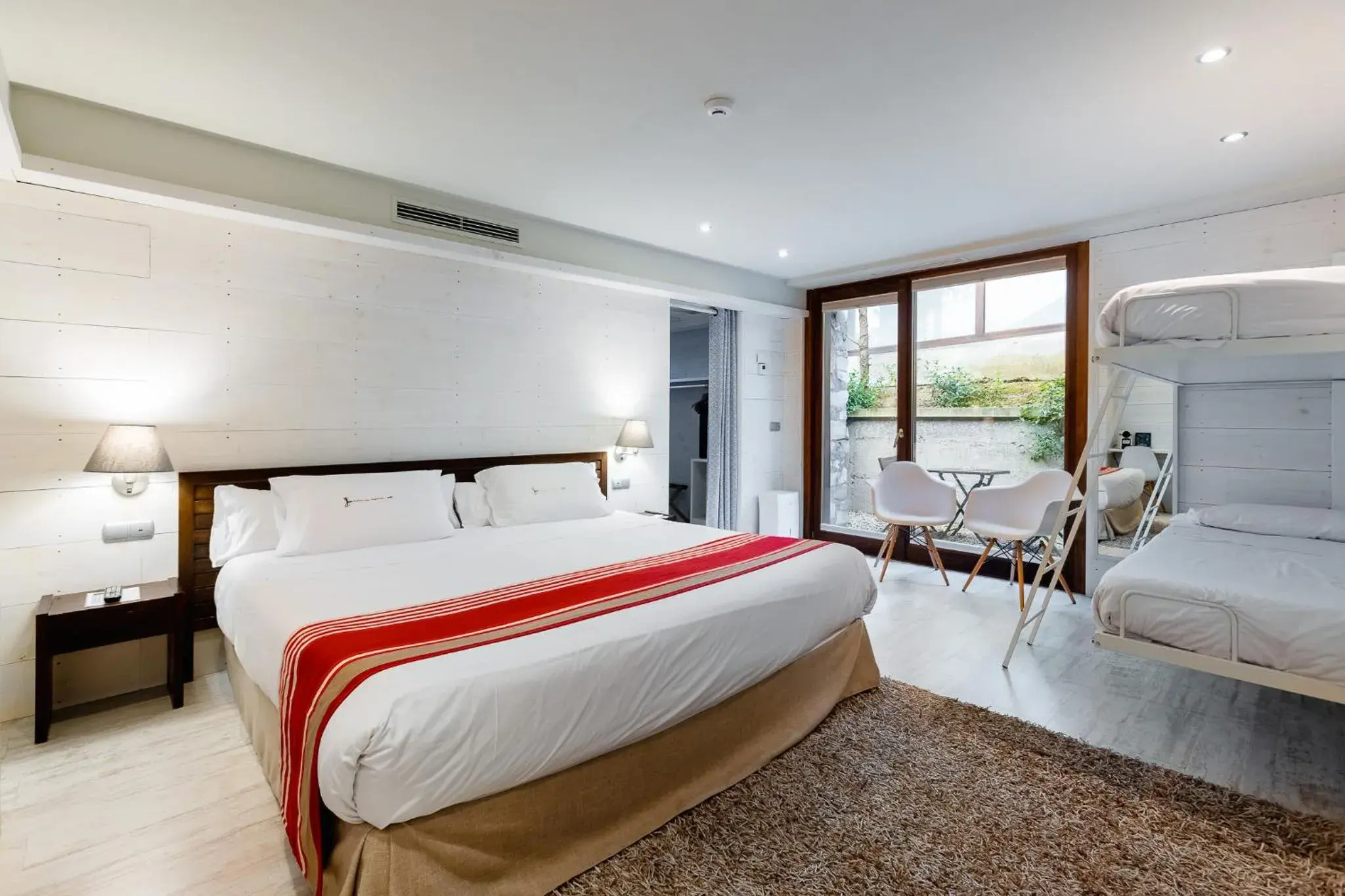 Bed in Hotel Rio Bidasoa Bed in Hotel Rio Bidasoa