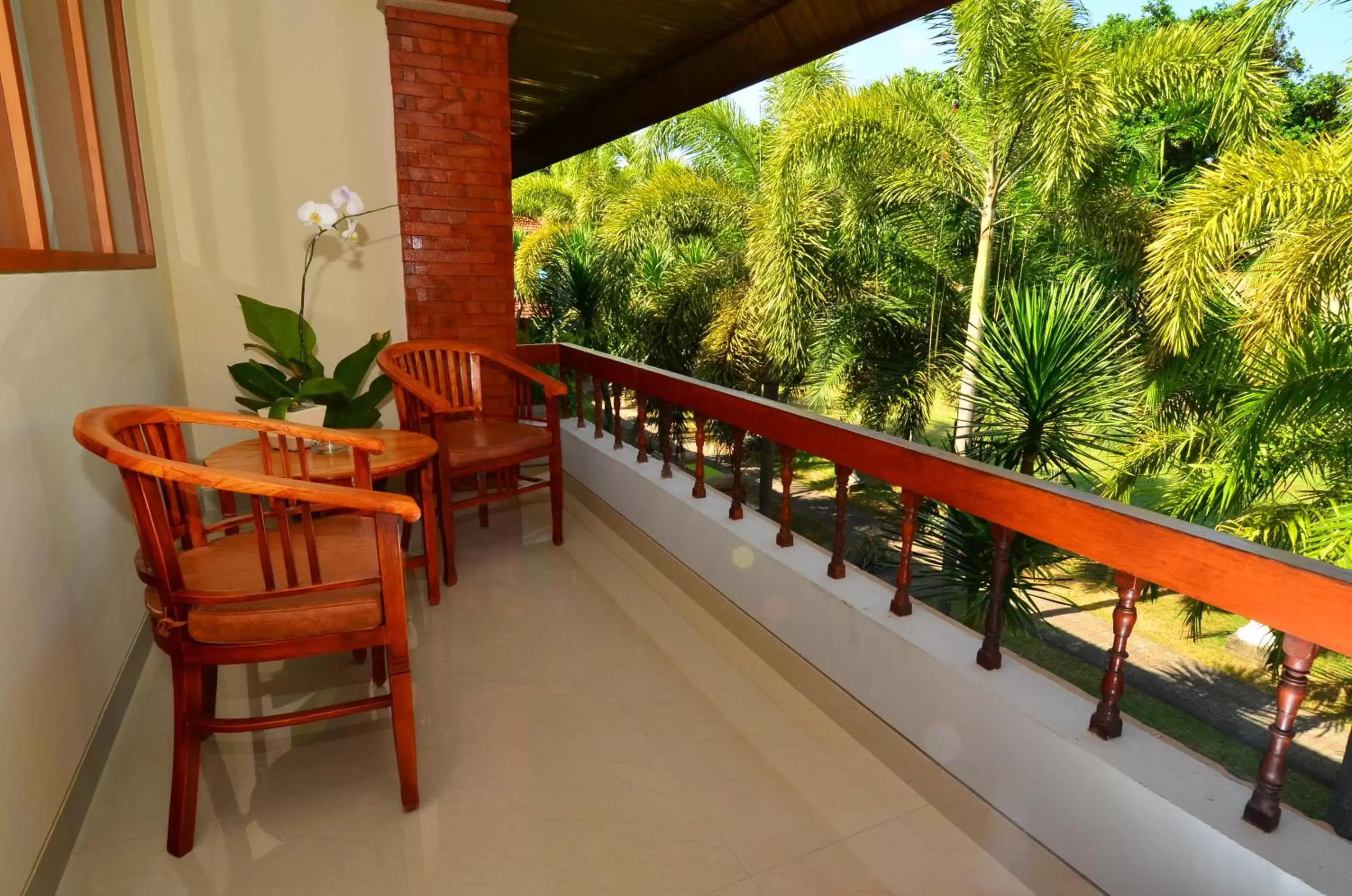 Balcony/Terrace in Inna Sindhu Beach Hotel & Resort