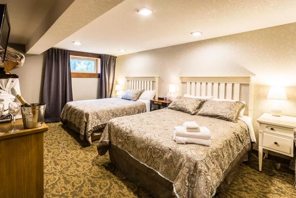 Bed in Rustlers Lodge