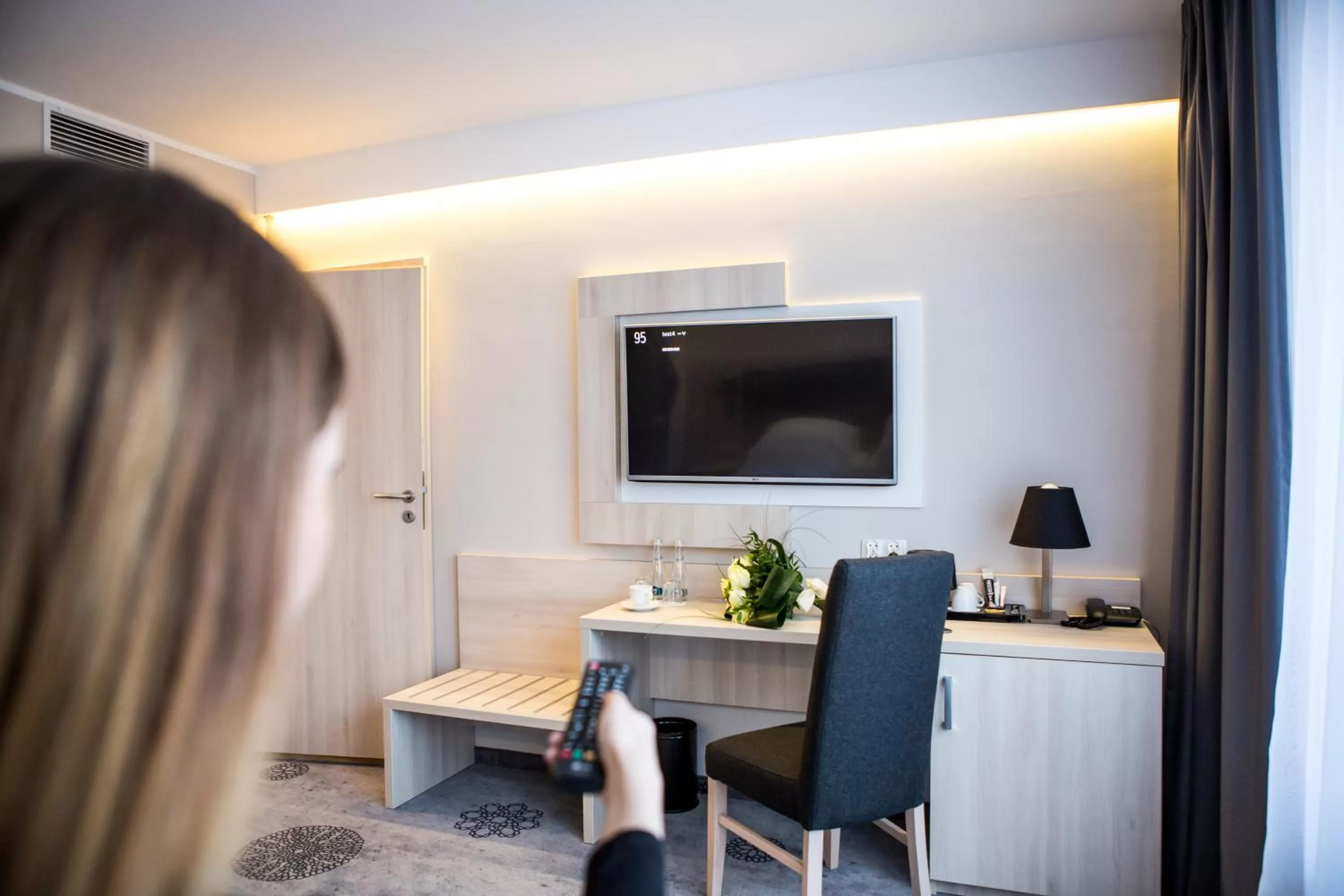 Photo of the whole room in Hotel Lantier & Swimming Pool Zone