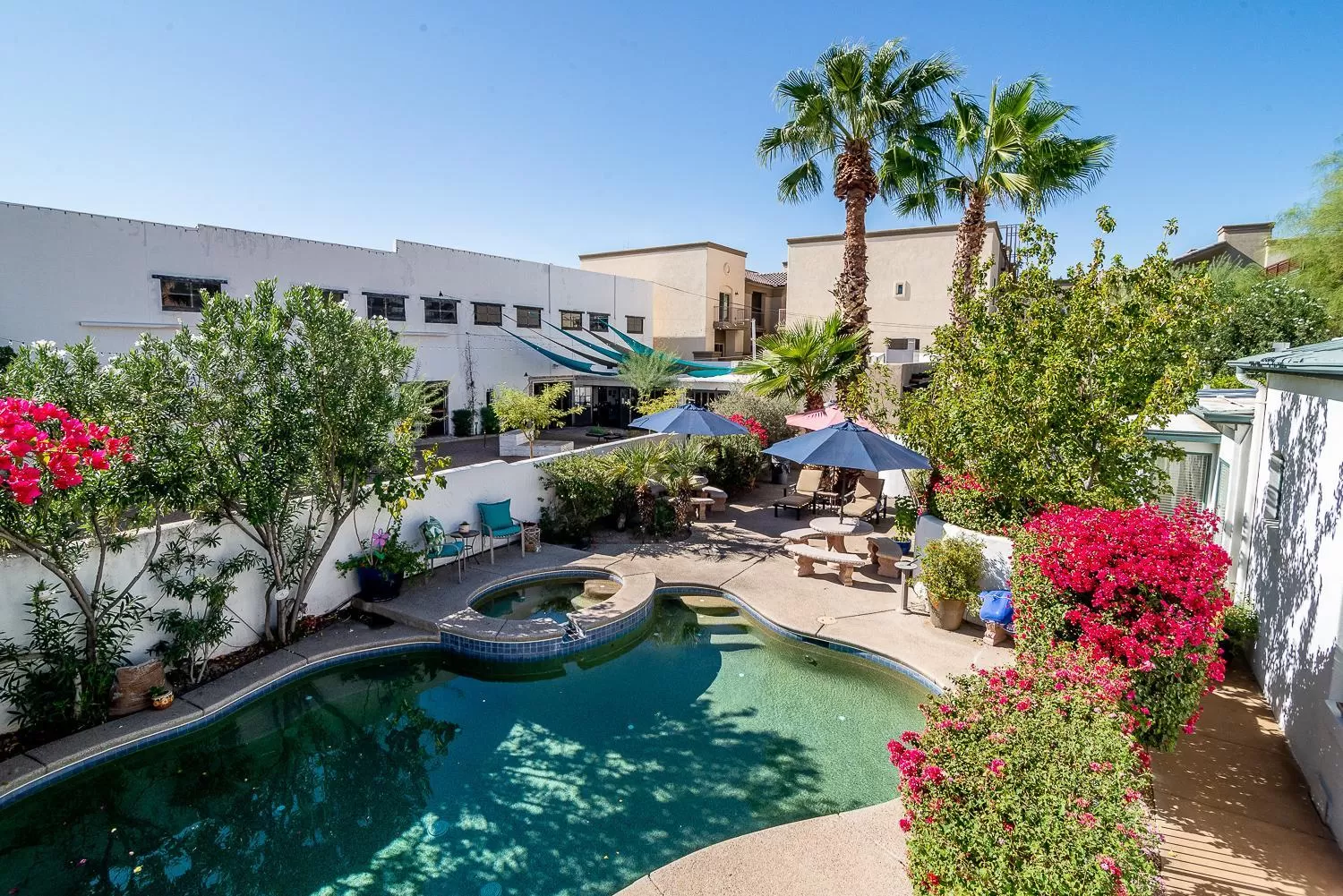 Garden in The Blenman Inn