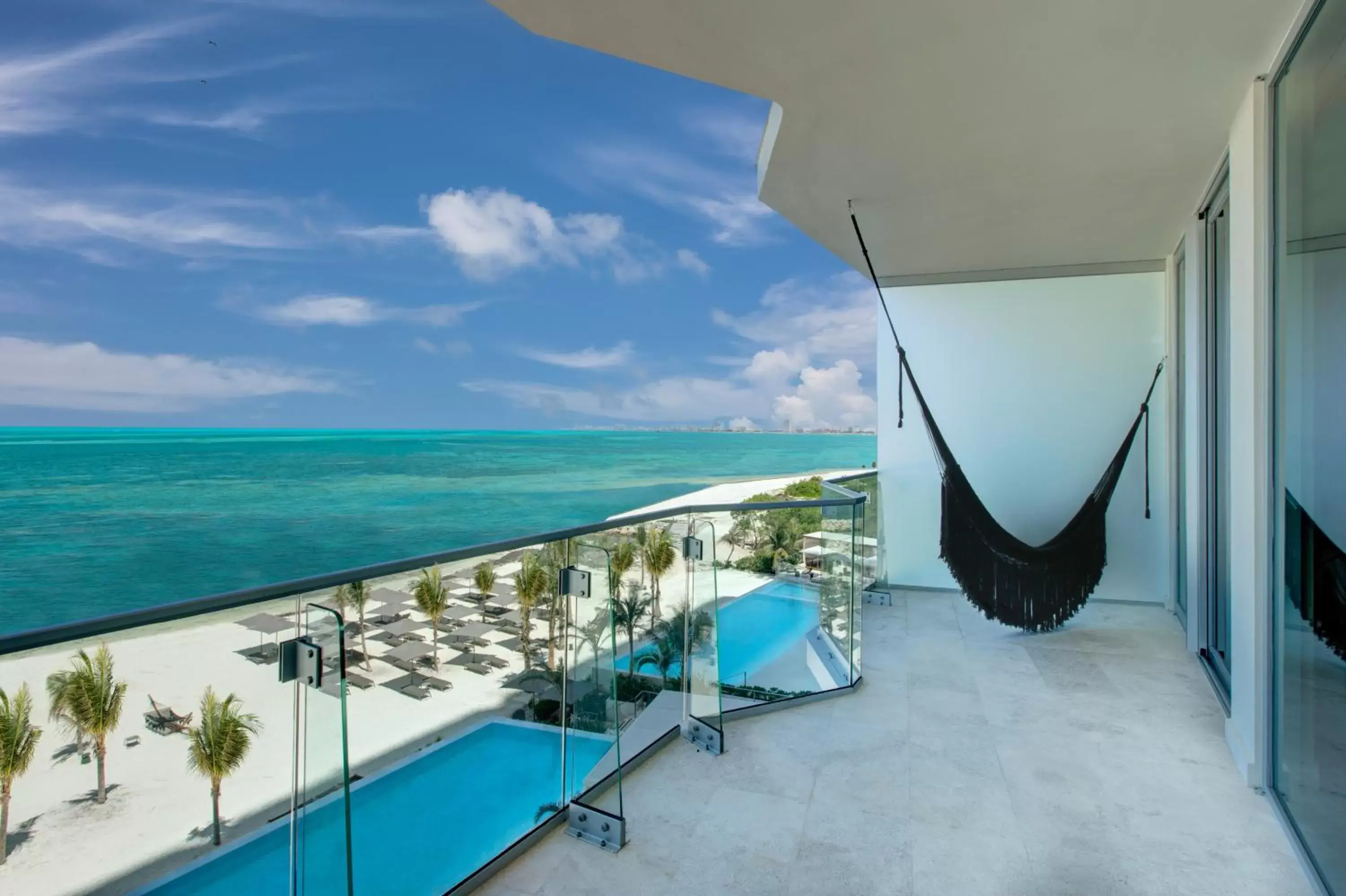Balcony/Terrace, Sea View in SLS Cancun Hotel & Spa