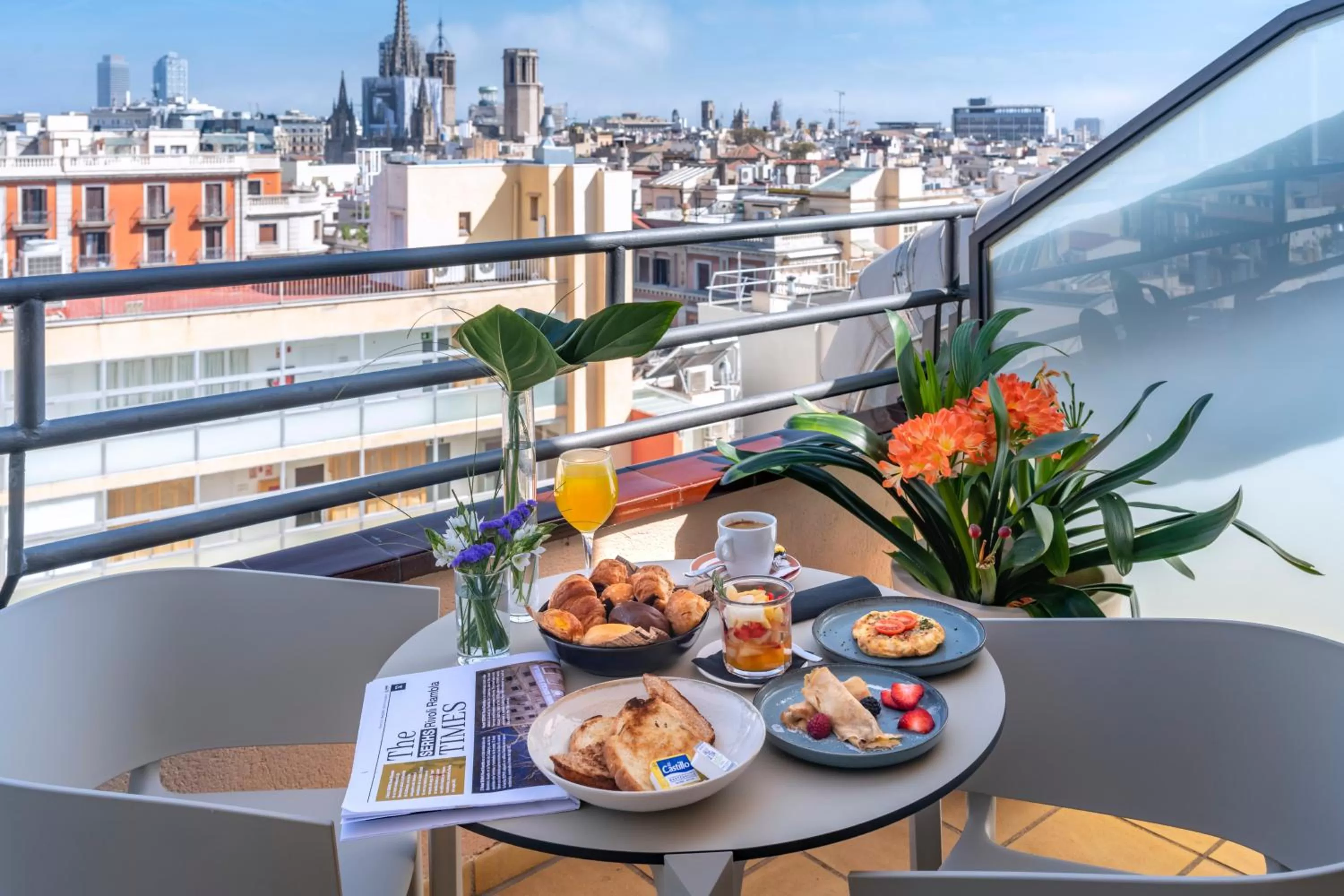 Balcony/Terrace in Hotel SERHS Rivoli Rambla