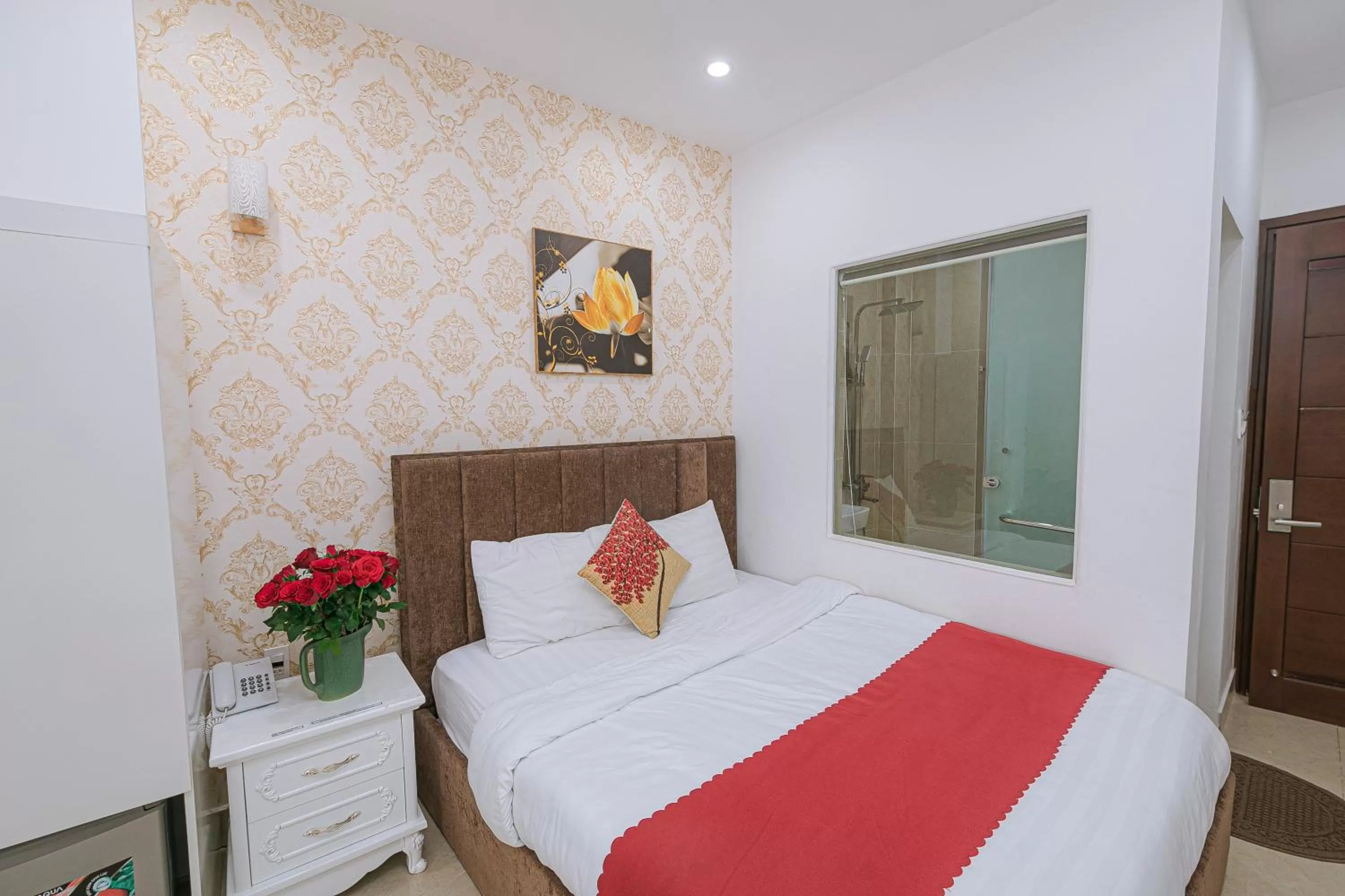 Bed in Ngàn Phố Studio & Love Hotel