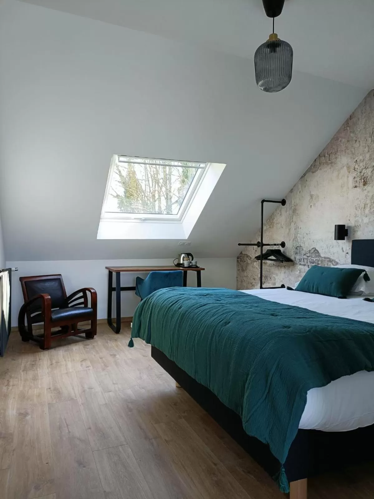 Photo of the whole room, Bed in La Passerelle