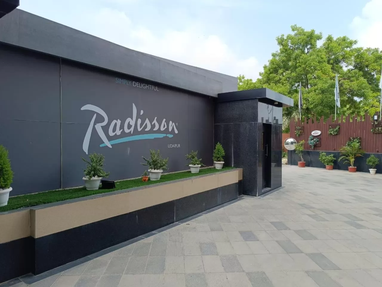 Property building in Radisson Udaipur