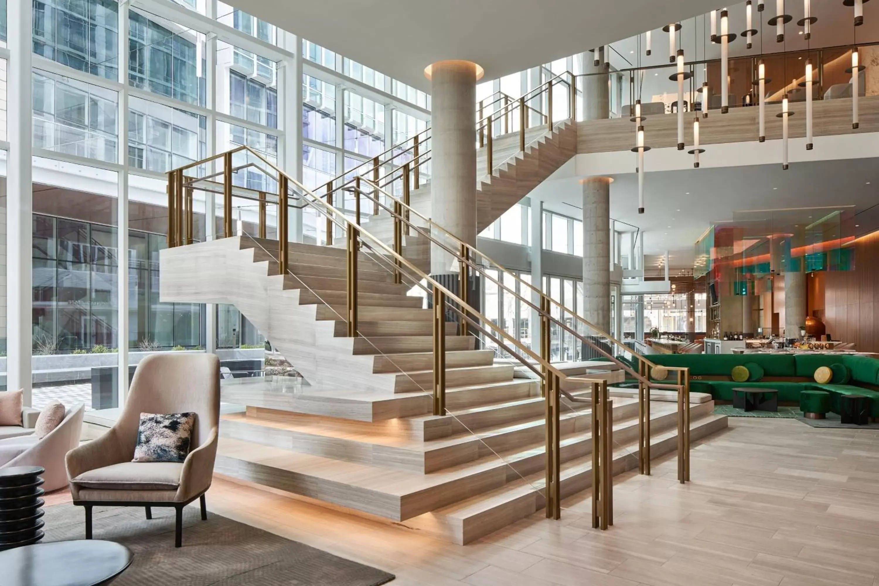 Lobby or reception in Marriott Bethesda Downtown at Marriott HQ