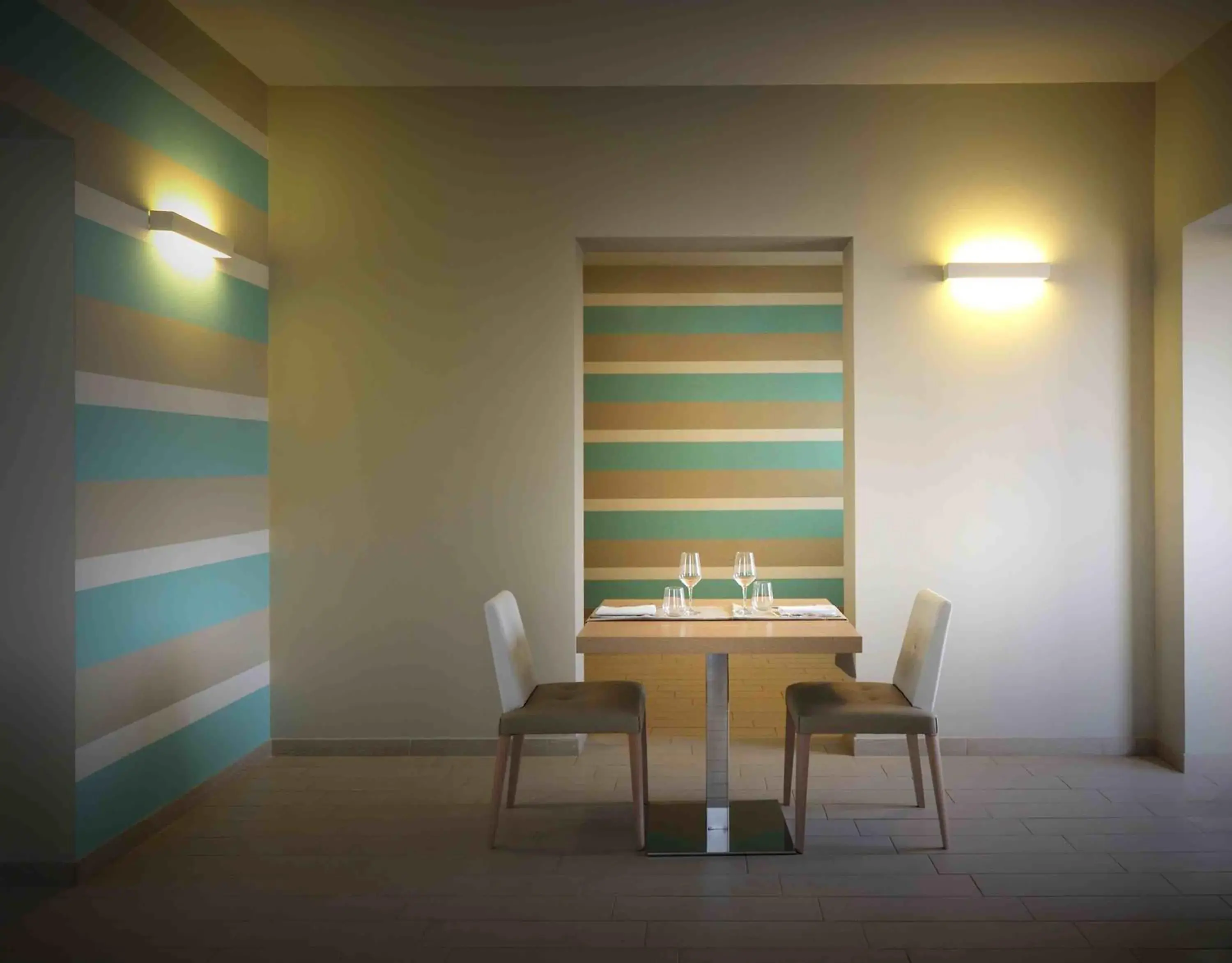 Communal lounge/ TV room, Dining Area in Scala Dei Turchi Resort