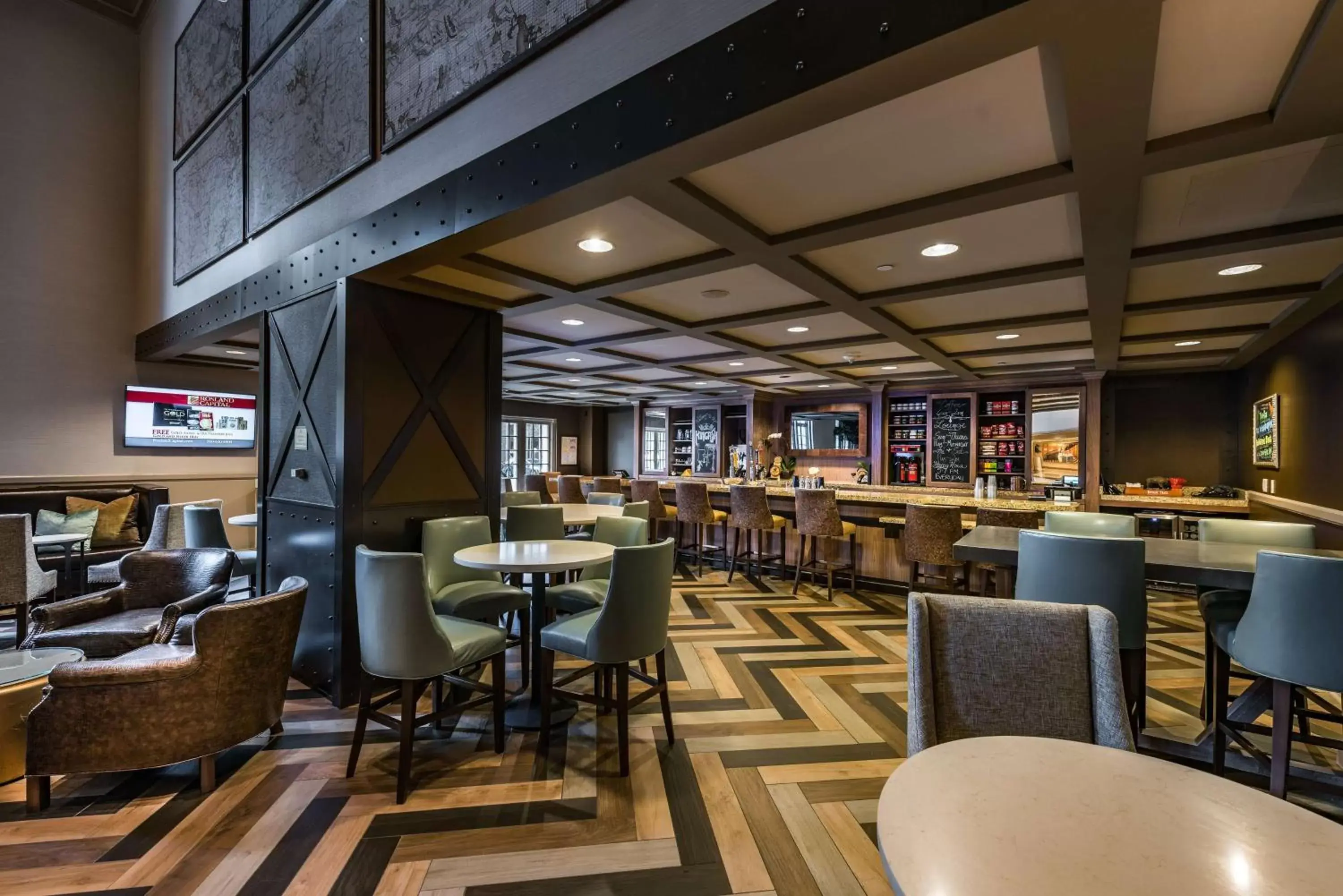 Lounge or bar, Restaurant/Places to Eat in Hilton Baton Rouge Capitol Center