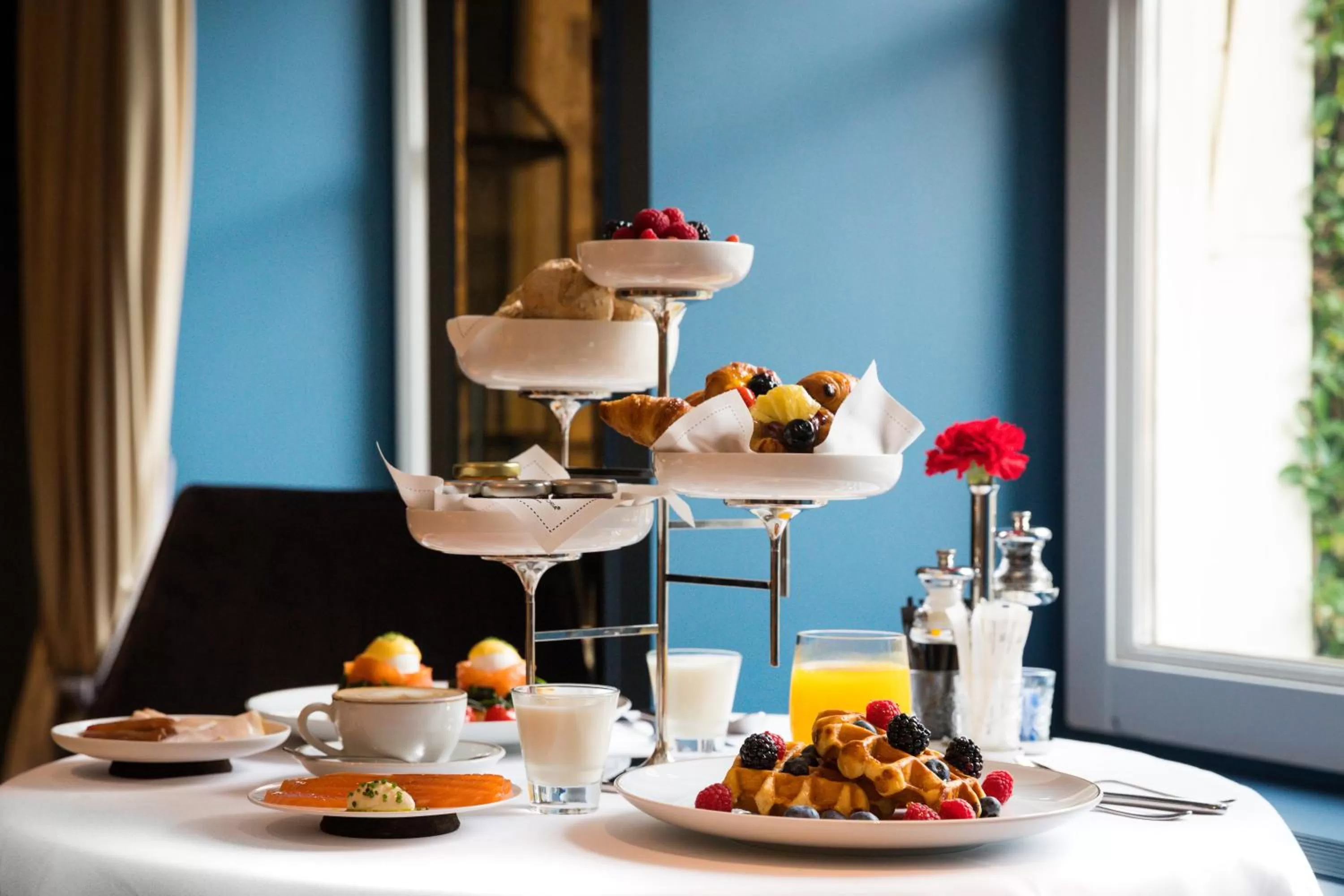 Breakfast in Waldorf Astoria Amsterdam